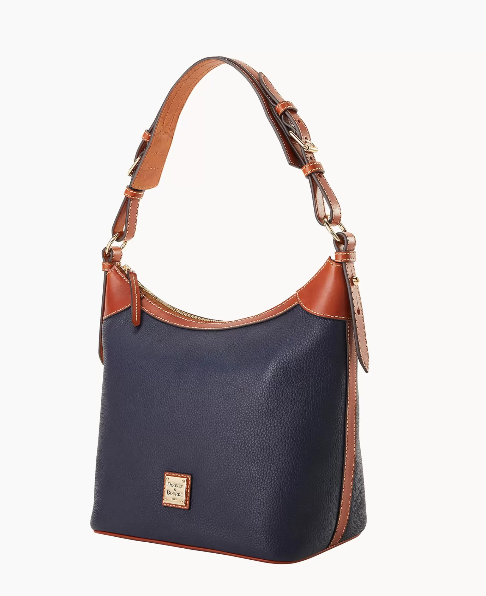 Shoulder Bags>Dooney & Bourke Pebble Grain Hobo Sac MidnightBlue