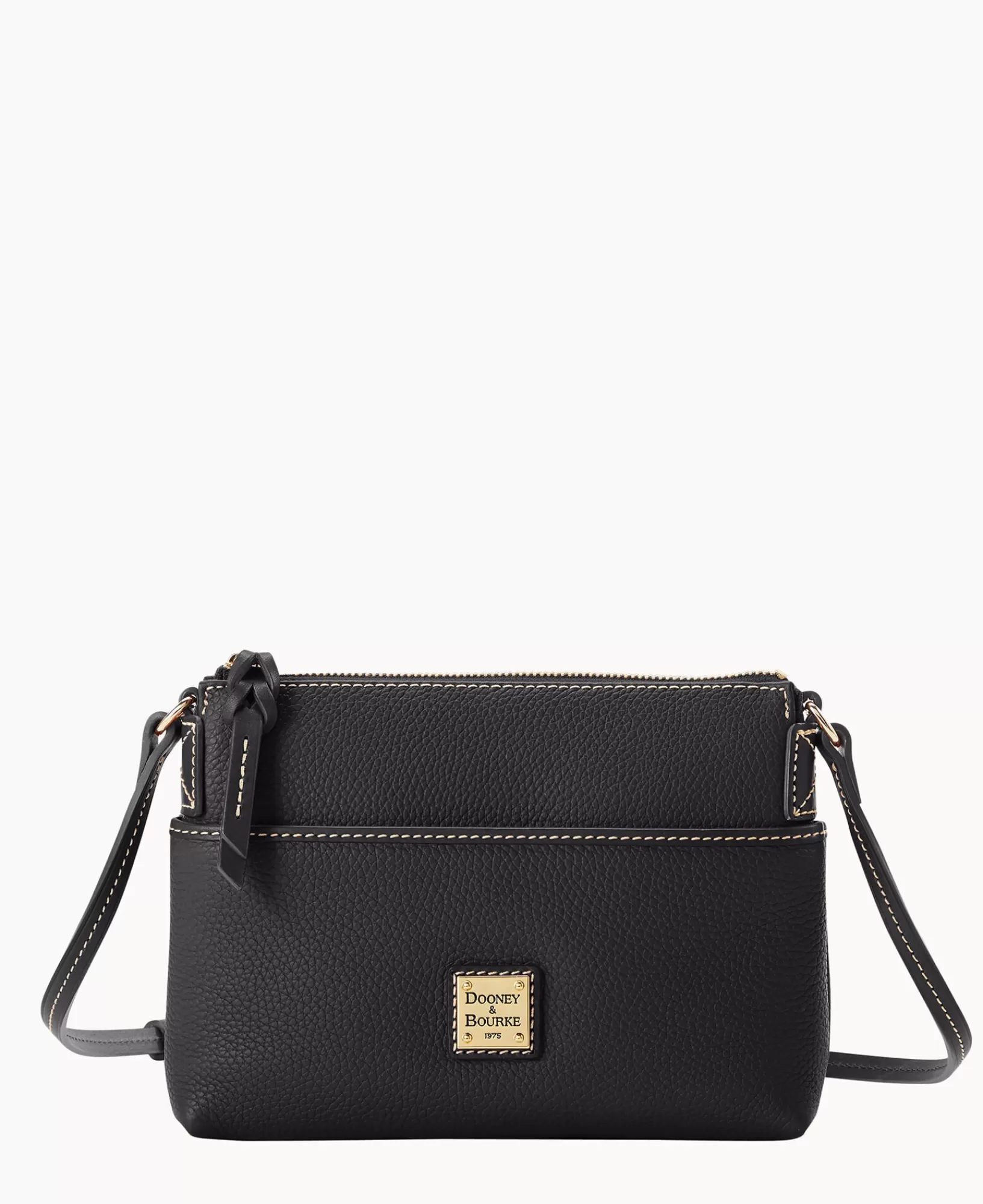 Shoulder Bags | Crossbodies>Dooney & Bourke Pebble Grain Katie Crossbody BlackBlack