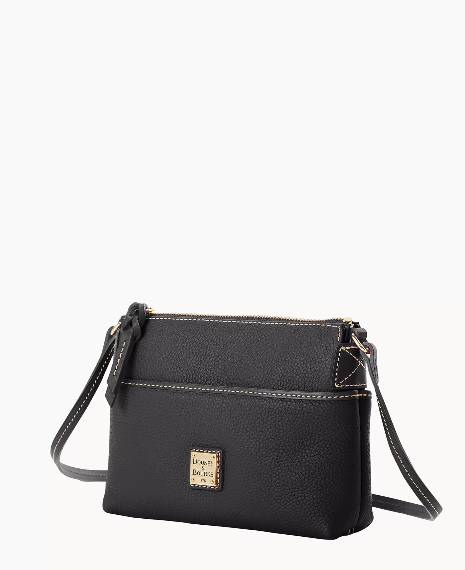 Shoulder Bags | Crossbodies>Dooney & Bourke Pebble Grain Katie Crossbody BlackBlack