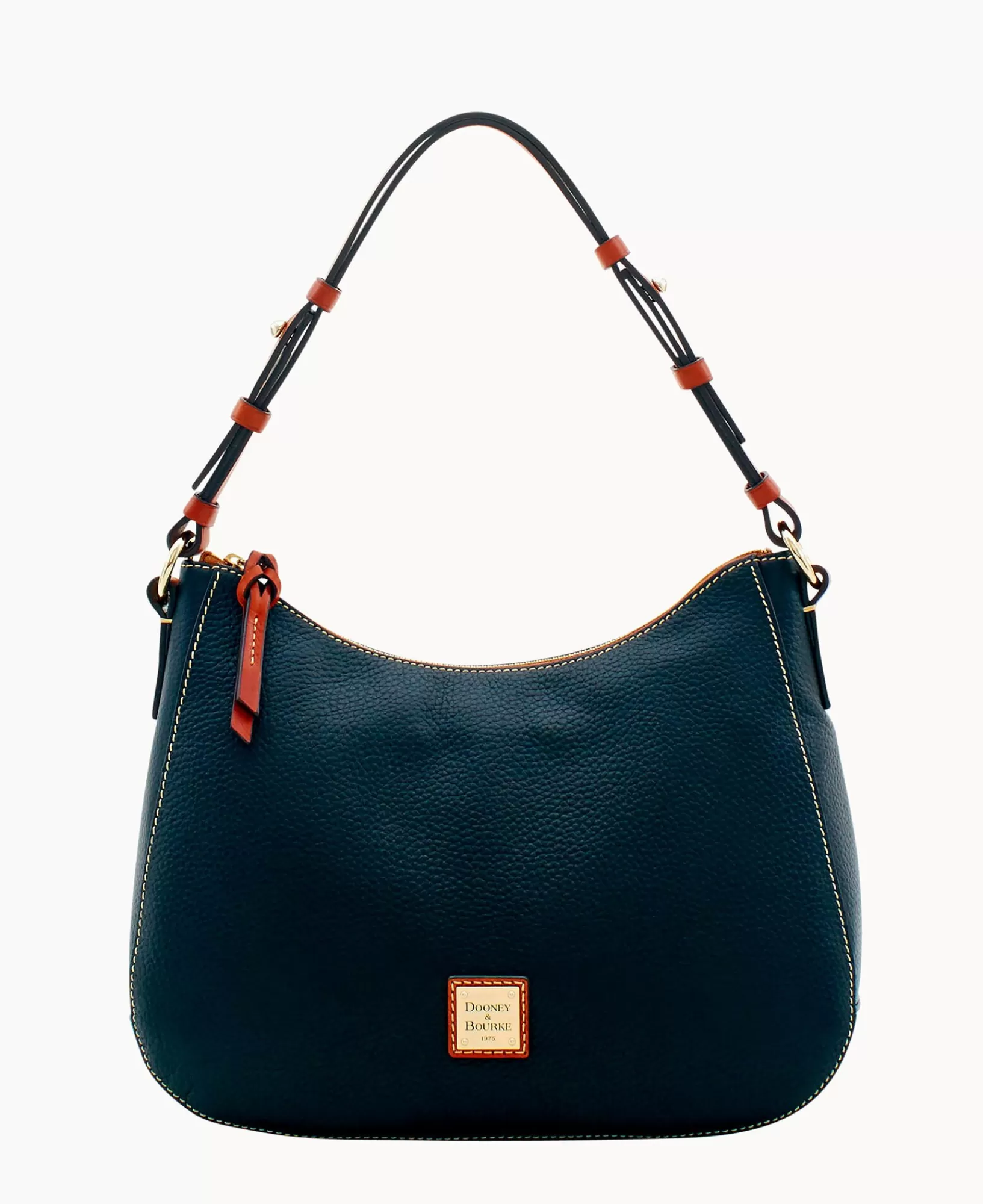 Shoulder Bags>Dooney & Bourke Pebble Grain Kiley Hobo Black