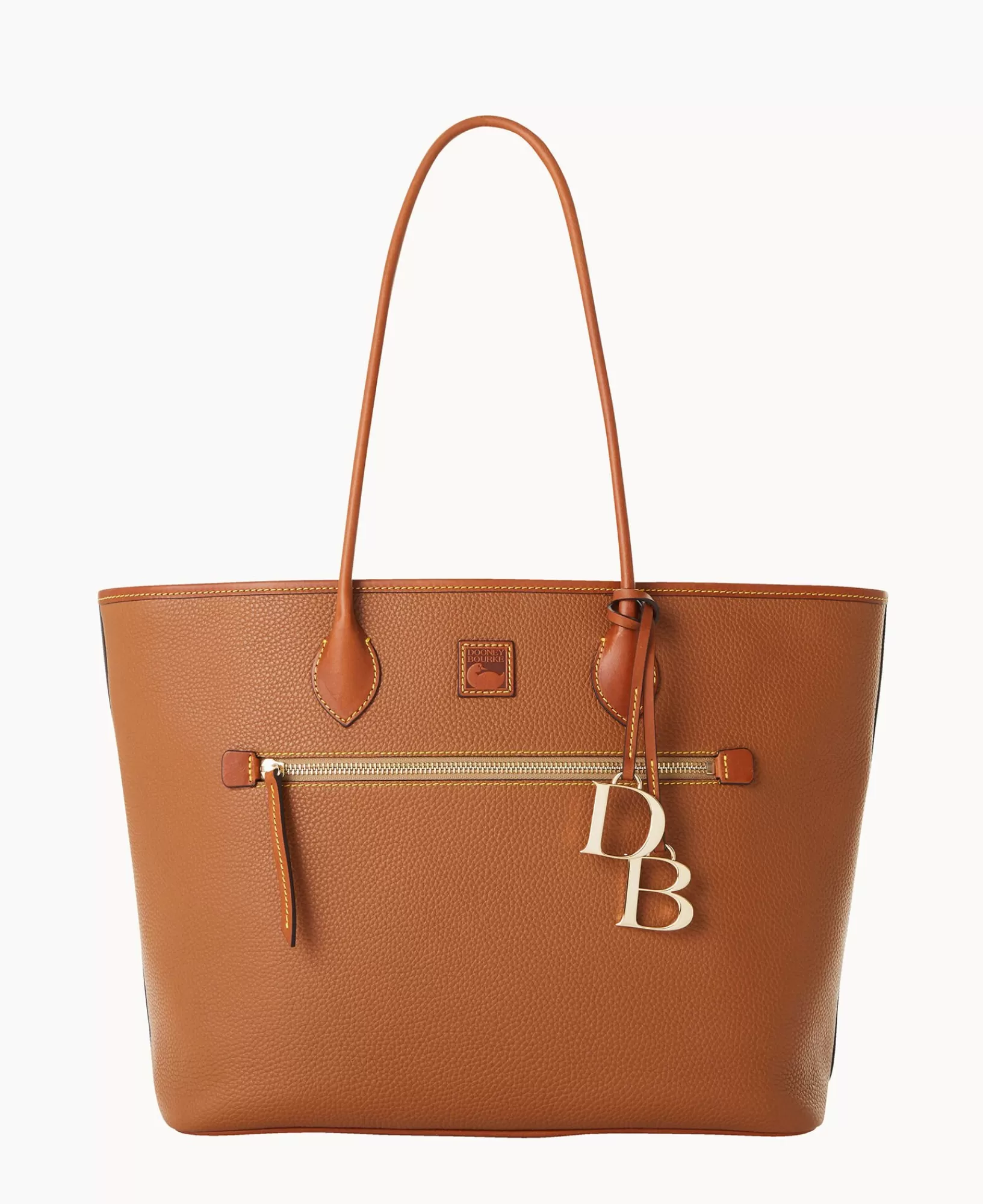 Travel | Shoulder Bags>Dooney & Bourke Pebble Grain Large Tote Caramel