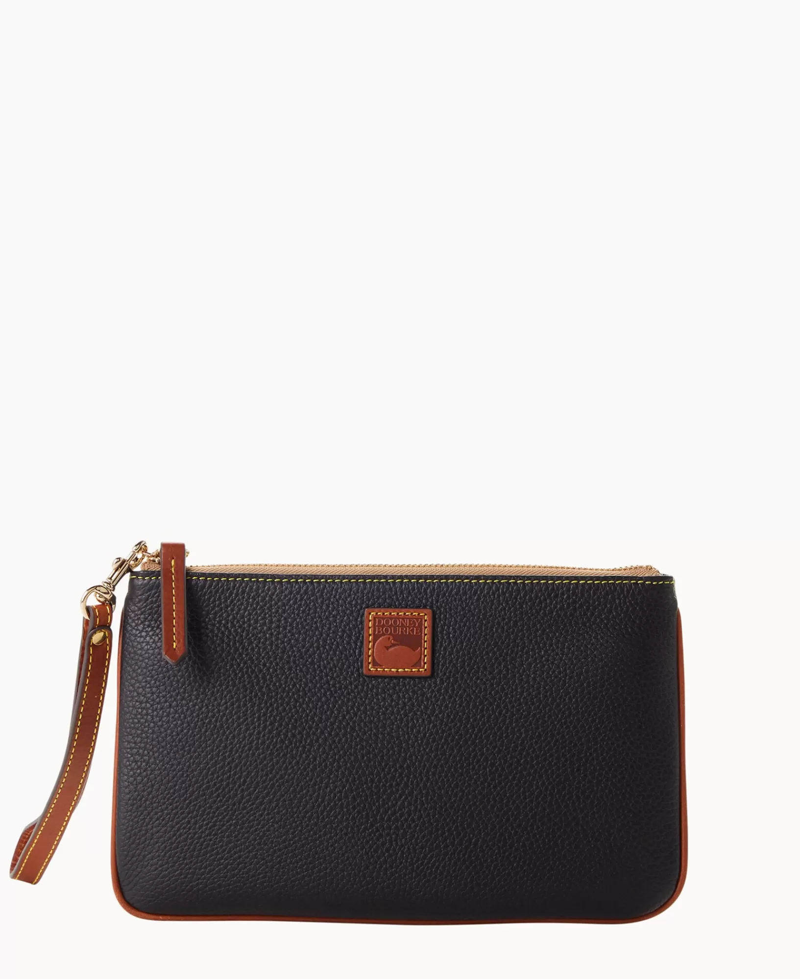 Wristlets | Wallets>Dooney & Bourke Pebble Grain Large Wristlet Black