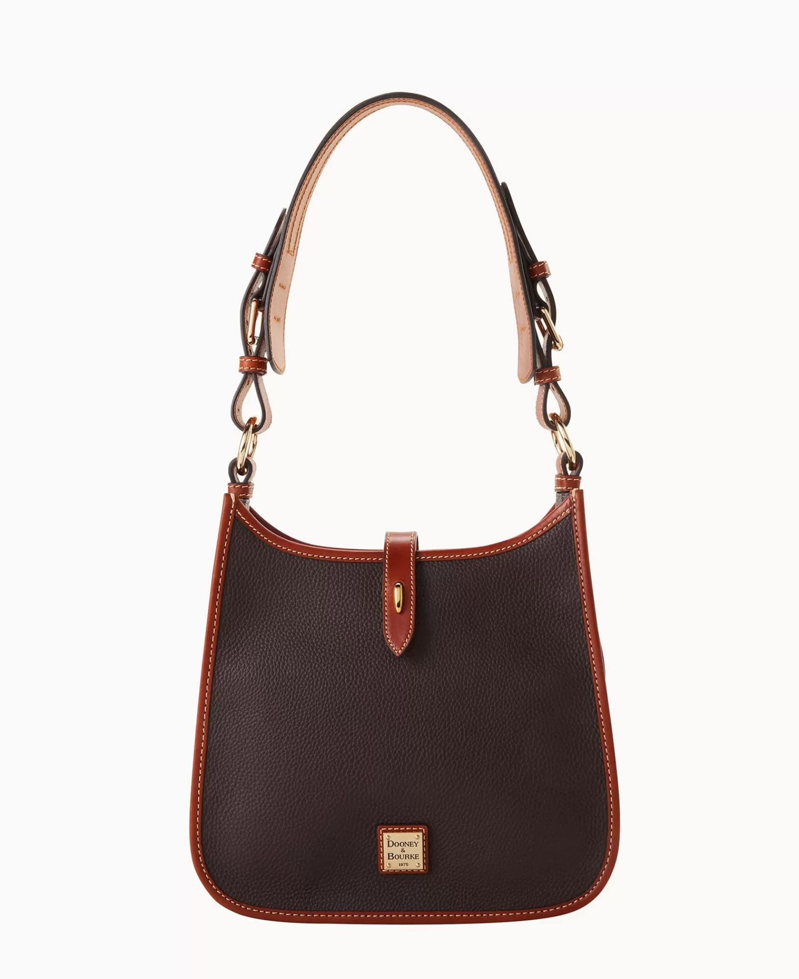 Shoulder Bags>Dooney & Bourke Pebble Grain Messenger BrownTmoro