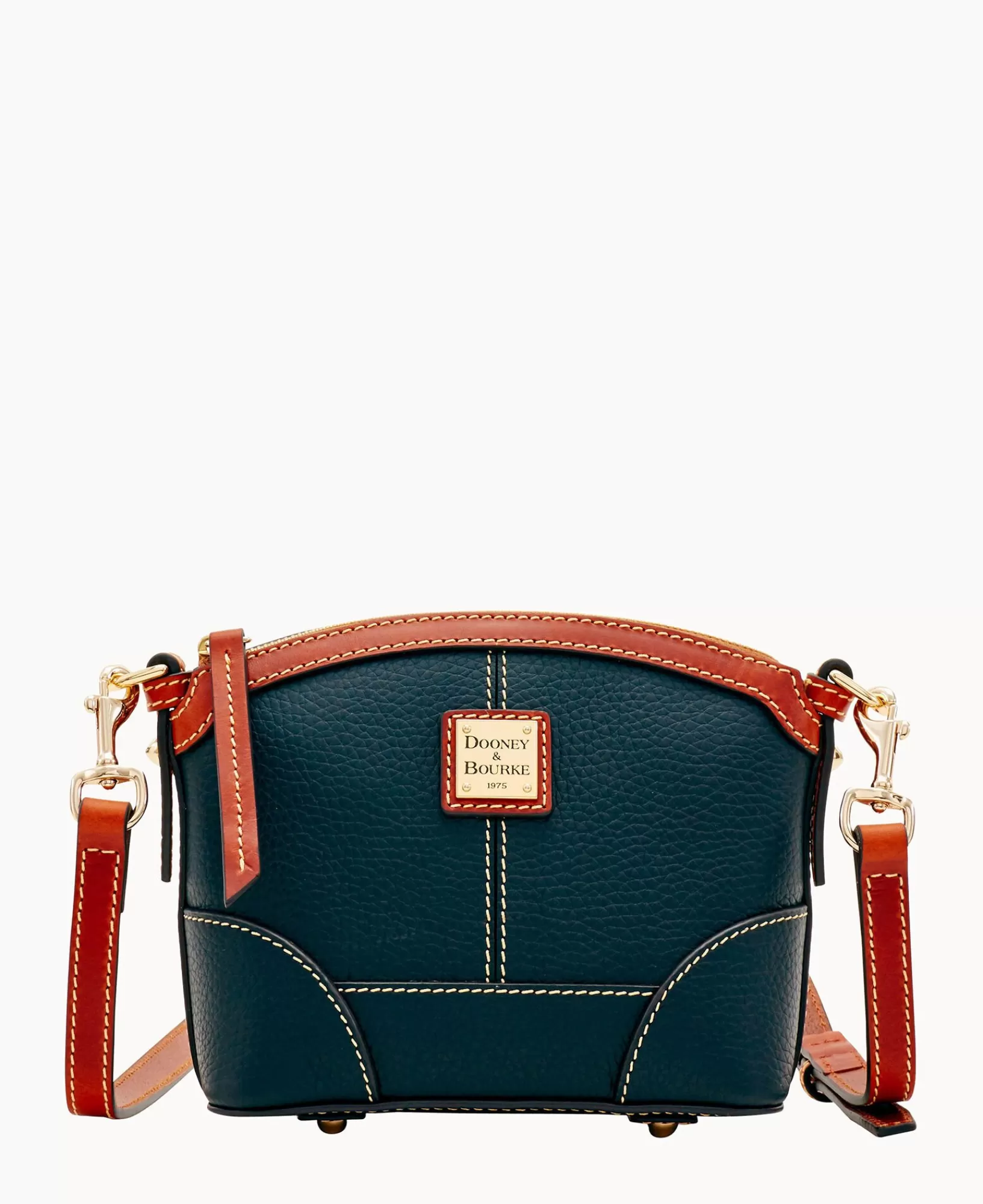 Mini Bags | Shoulder Bags>Dooney & Bourke Pebble Grain Mini Domed Crossbody Black