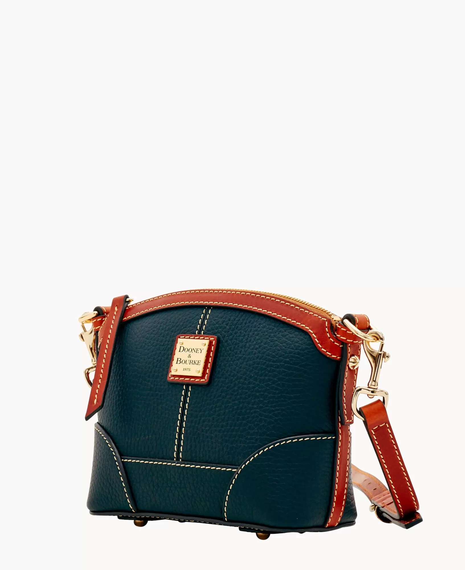 Mini Bags | Shoulder Bags>Dooney & Bourke Pebble Grain Mini Domed Crossbody Black