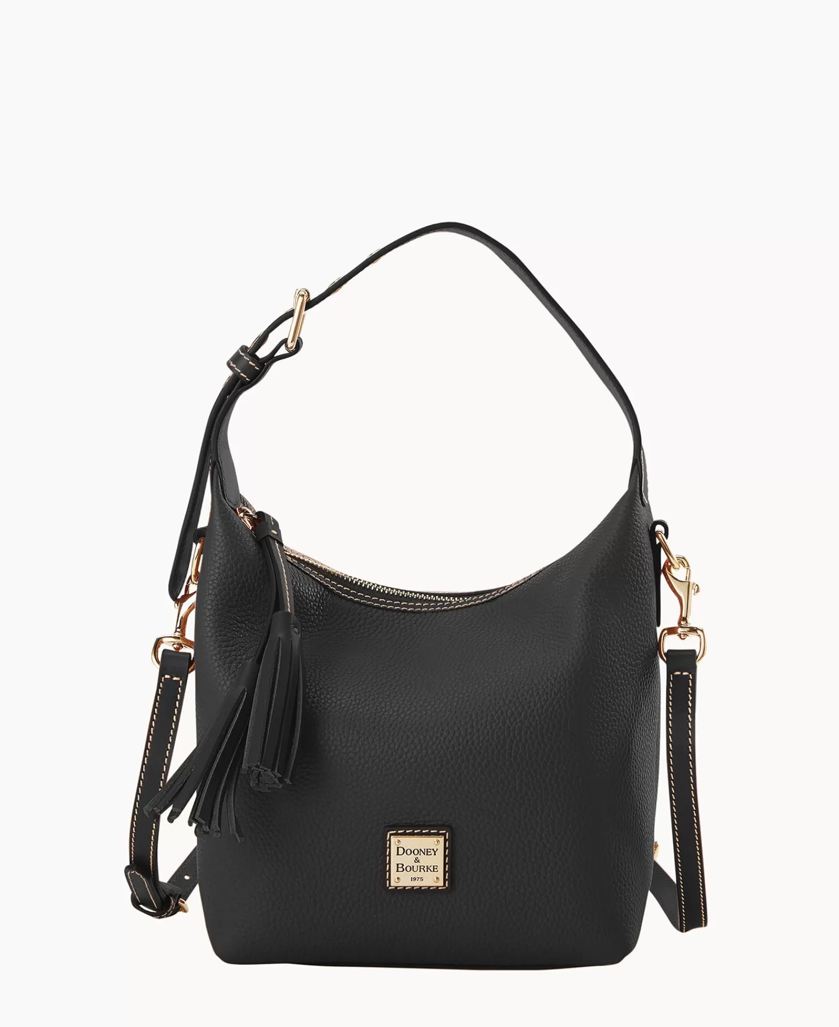 Shoulder Bags | Crossbodies>Dooney & Bourke Pebble Grain Paige Crossbody BlackBlack