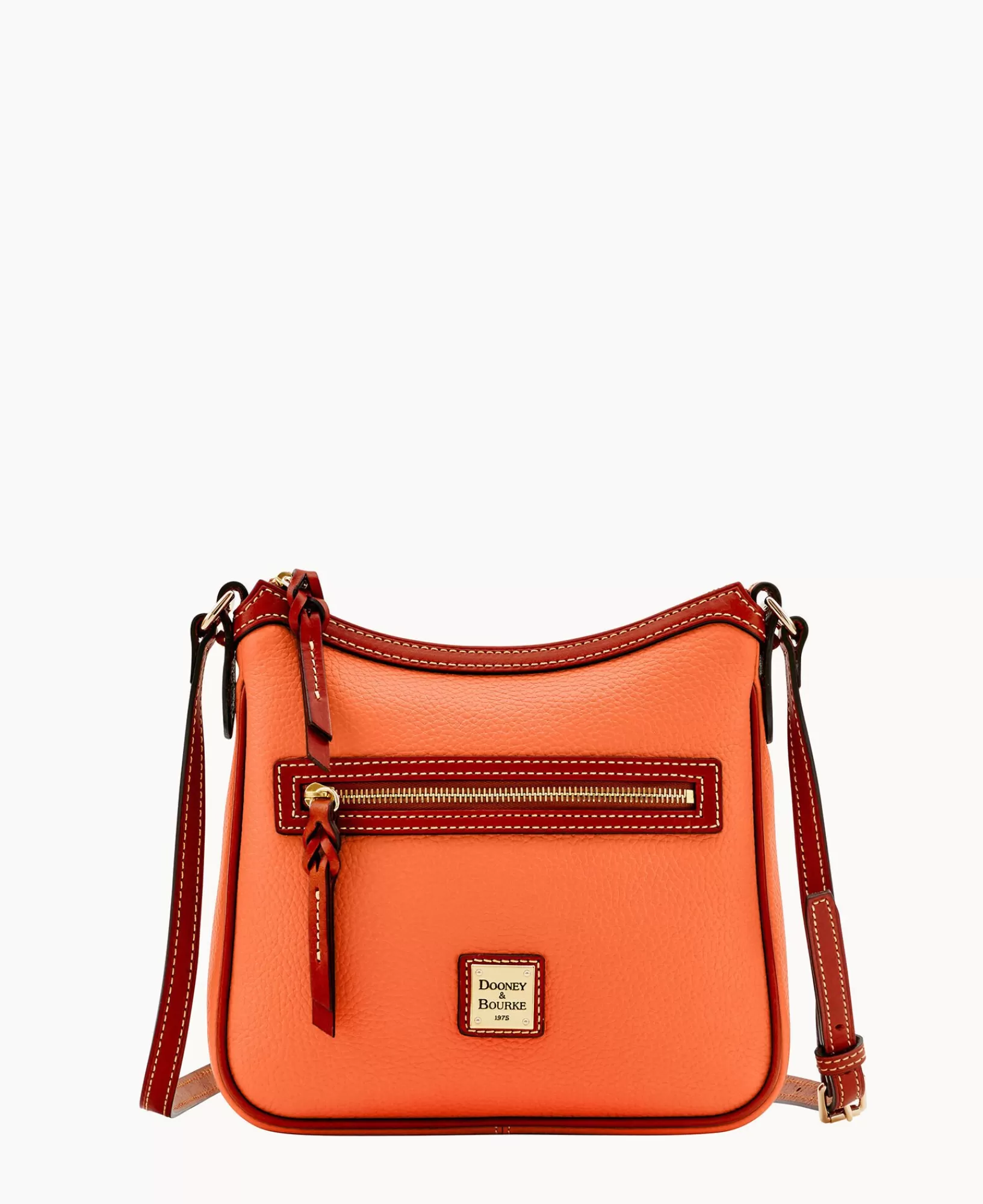 Shoulder Bags | Crossbodies>Dooney & Bourke Pebble Grain Pocket Crossbody Coral