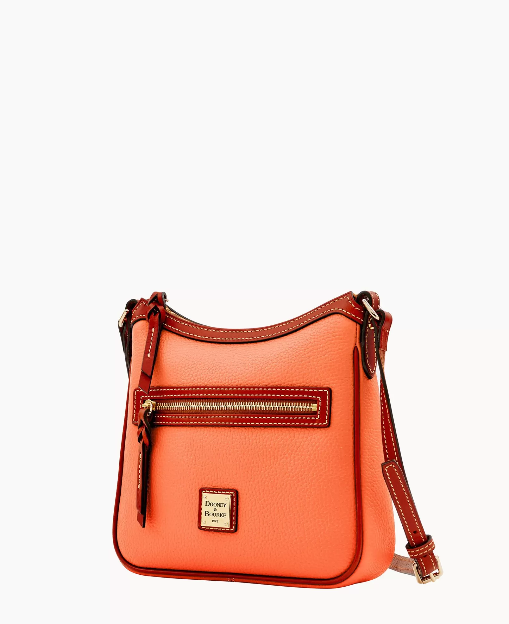 Shoulder Bags | Crossbodies>Dooney & Bourke Pebble Grain Pocket Crossbody Coral