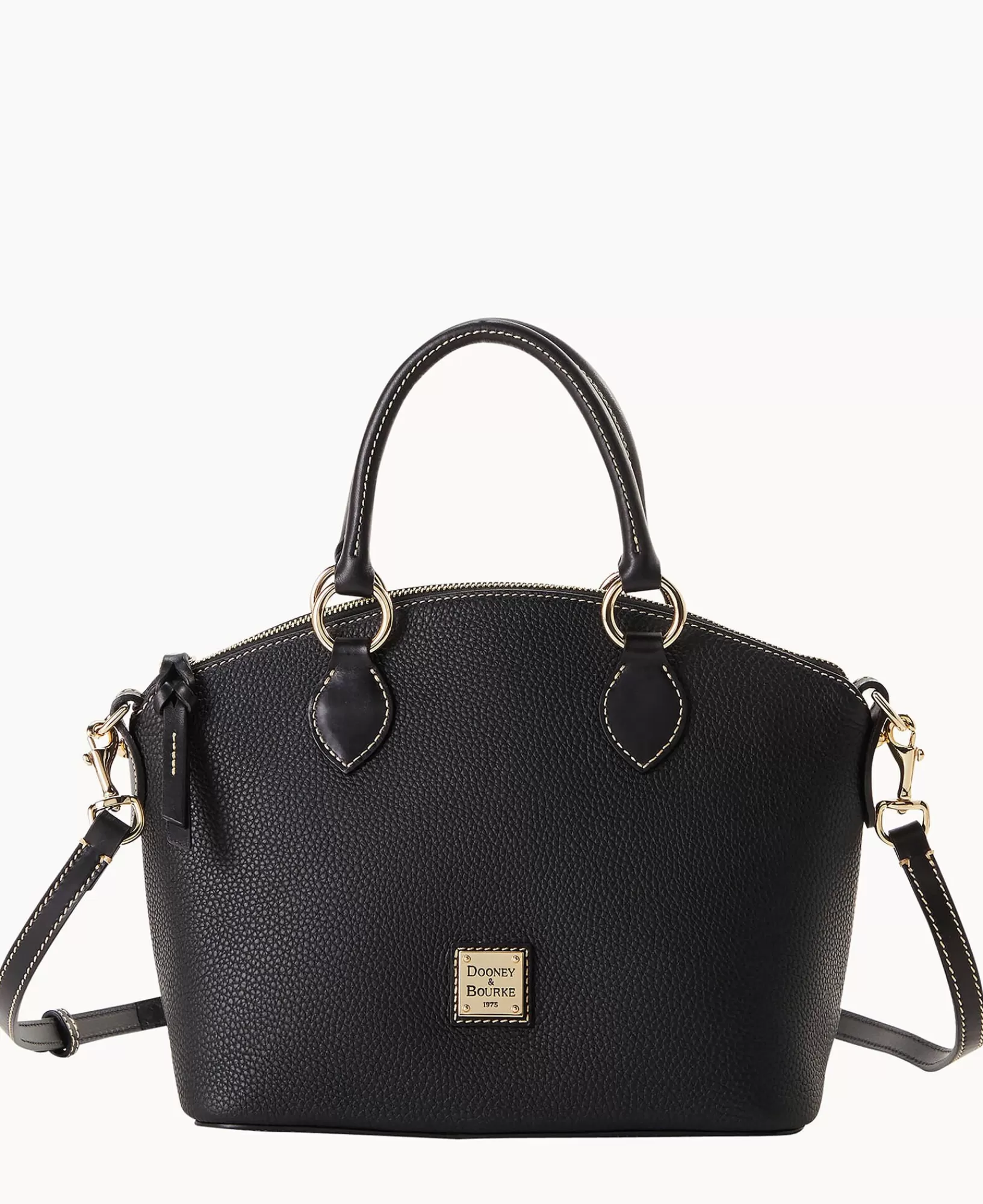 Shoulder Bags | Satchels>Dooney & Bourke Pebble Grain Satchel BlackBlack