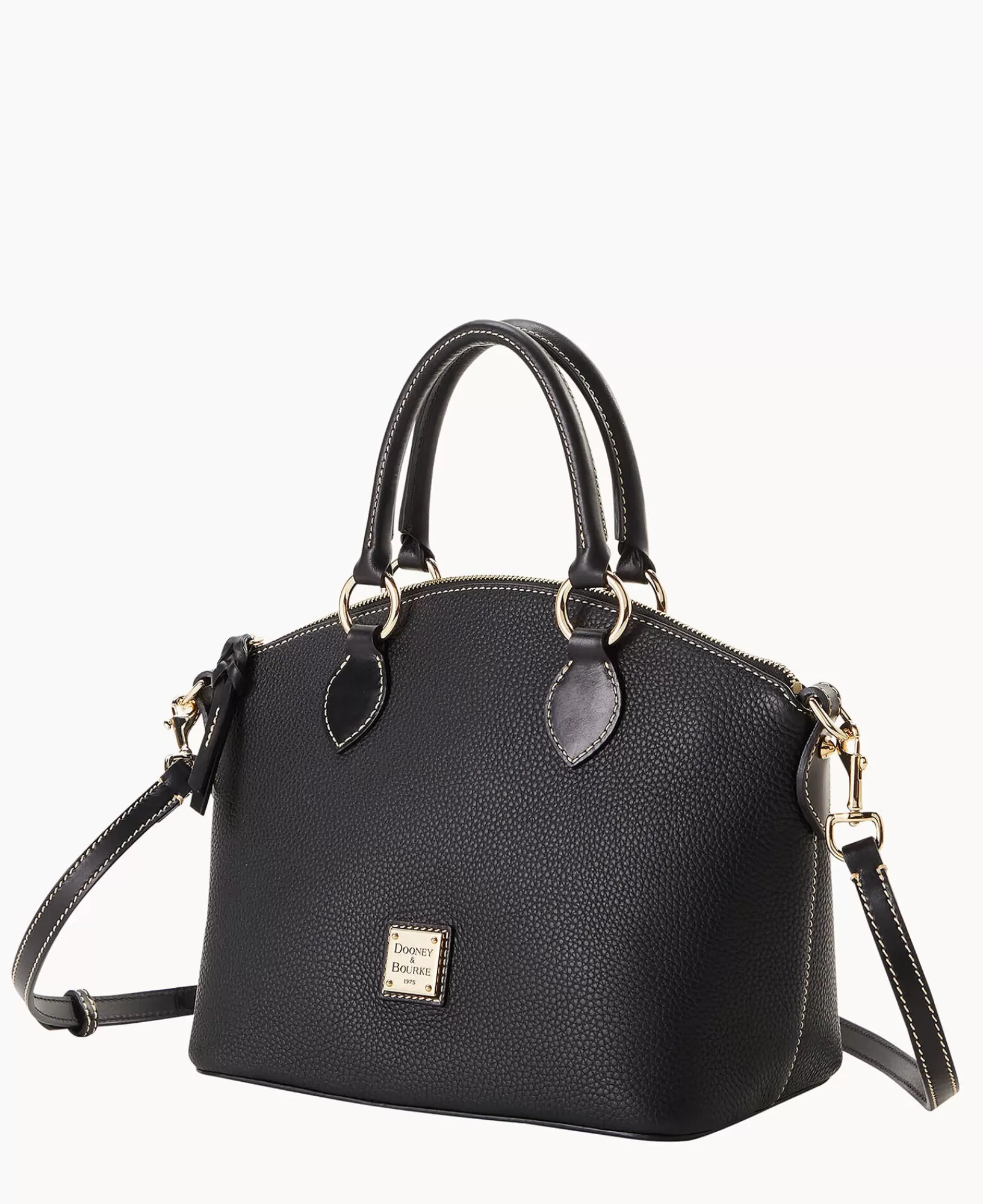 Shoulder Bags | Satchels>Dooney & Bourke Pebble Grain Satchel BlackBlack