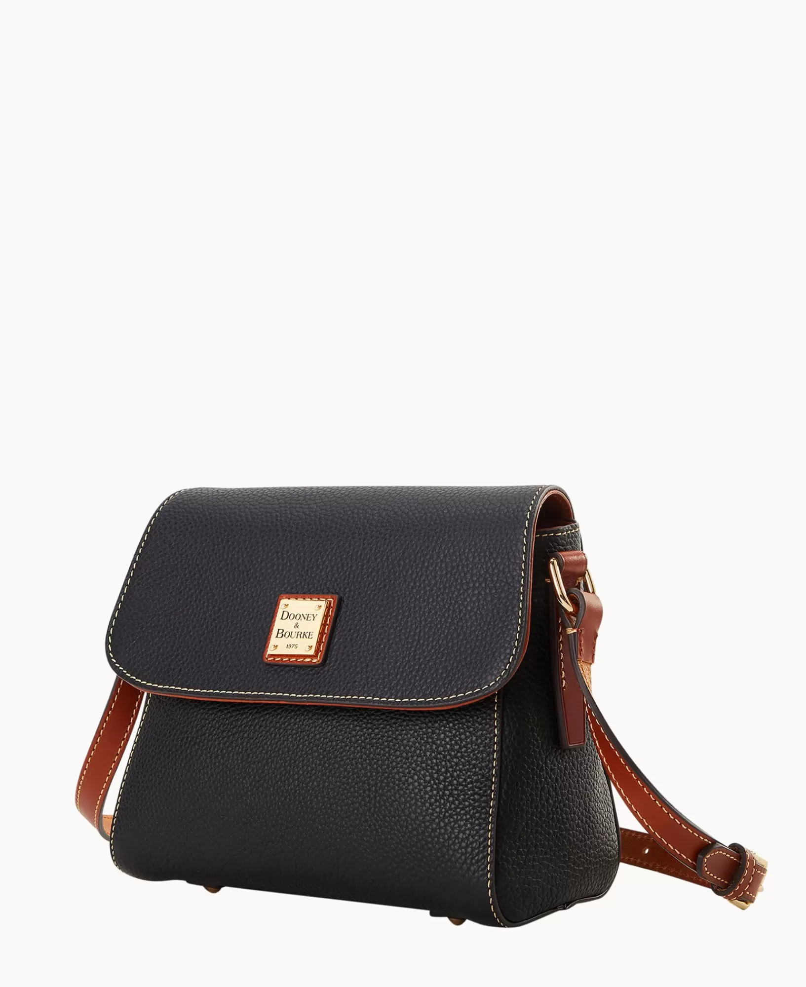 Mini Bags | Shoulder Bags>Dooney & Bourke Pebble Grain Small Eliza Crossbody Black