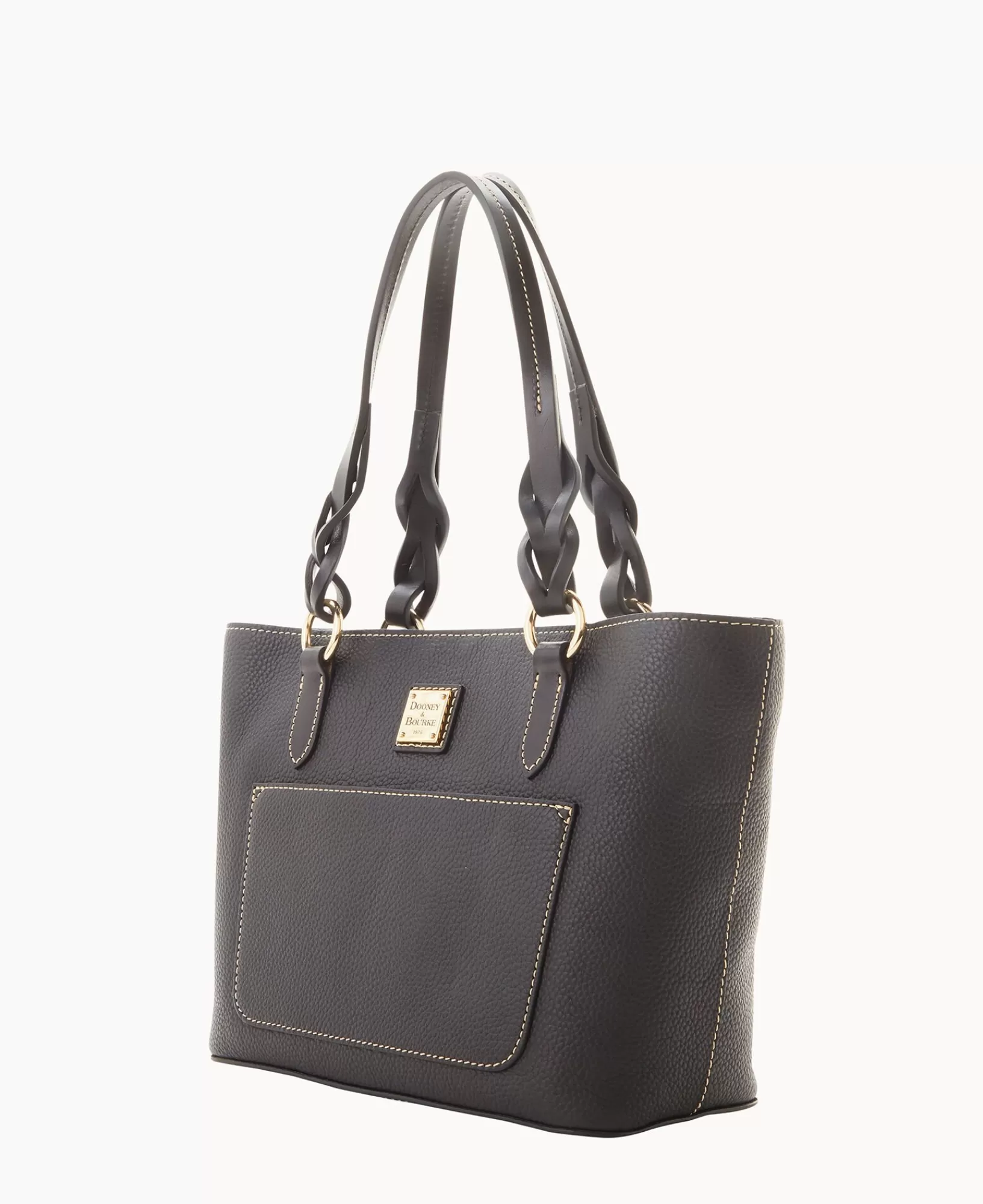 Shoulder Bags | Totes>Dooney & Bourke Pebble Grain Small Gretchen Tote BlackBlack