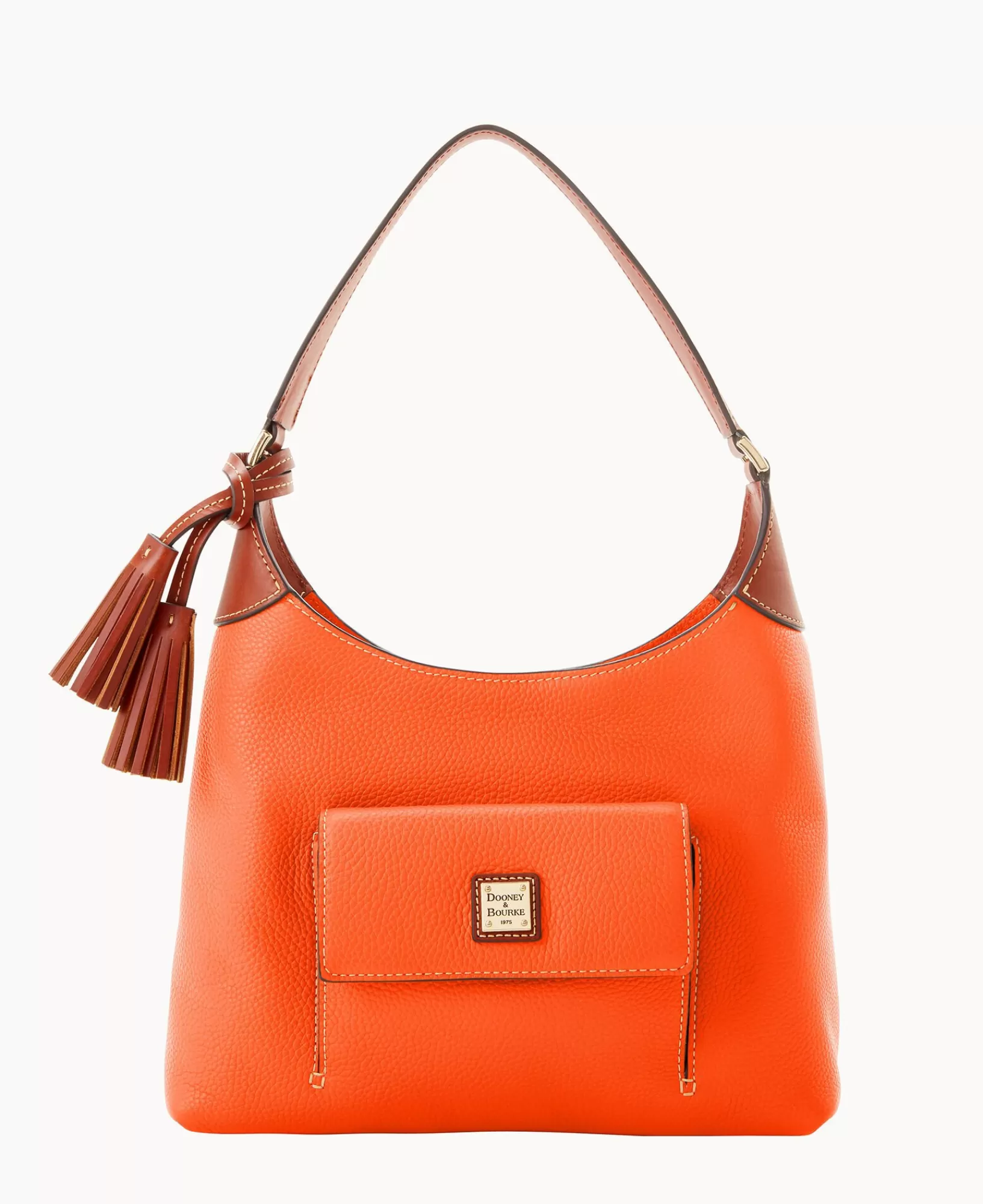 Mini Bags | Shoulder Bags>Dooney & Bourke Pebble Grain Small Hobo Clementine