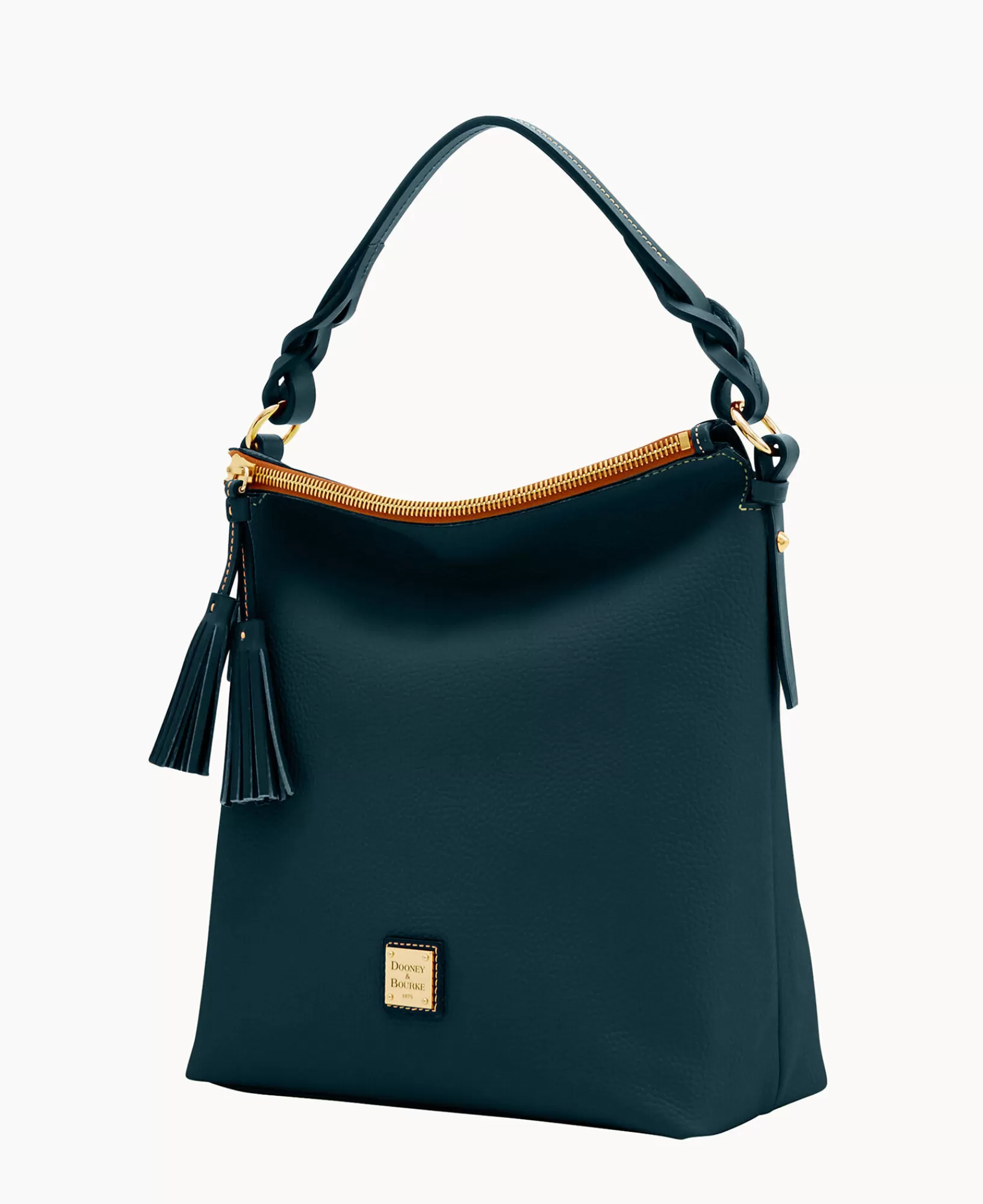 Shoulder Bags>Dooney & Bourke Pebble Grain Small Sloan BlackBlack