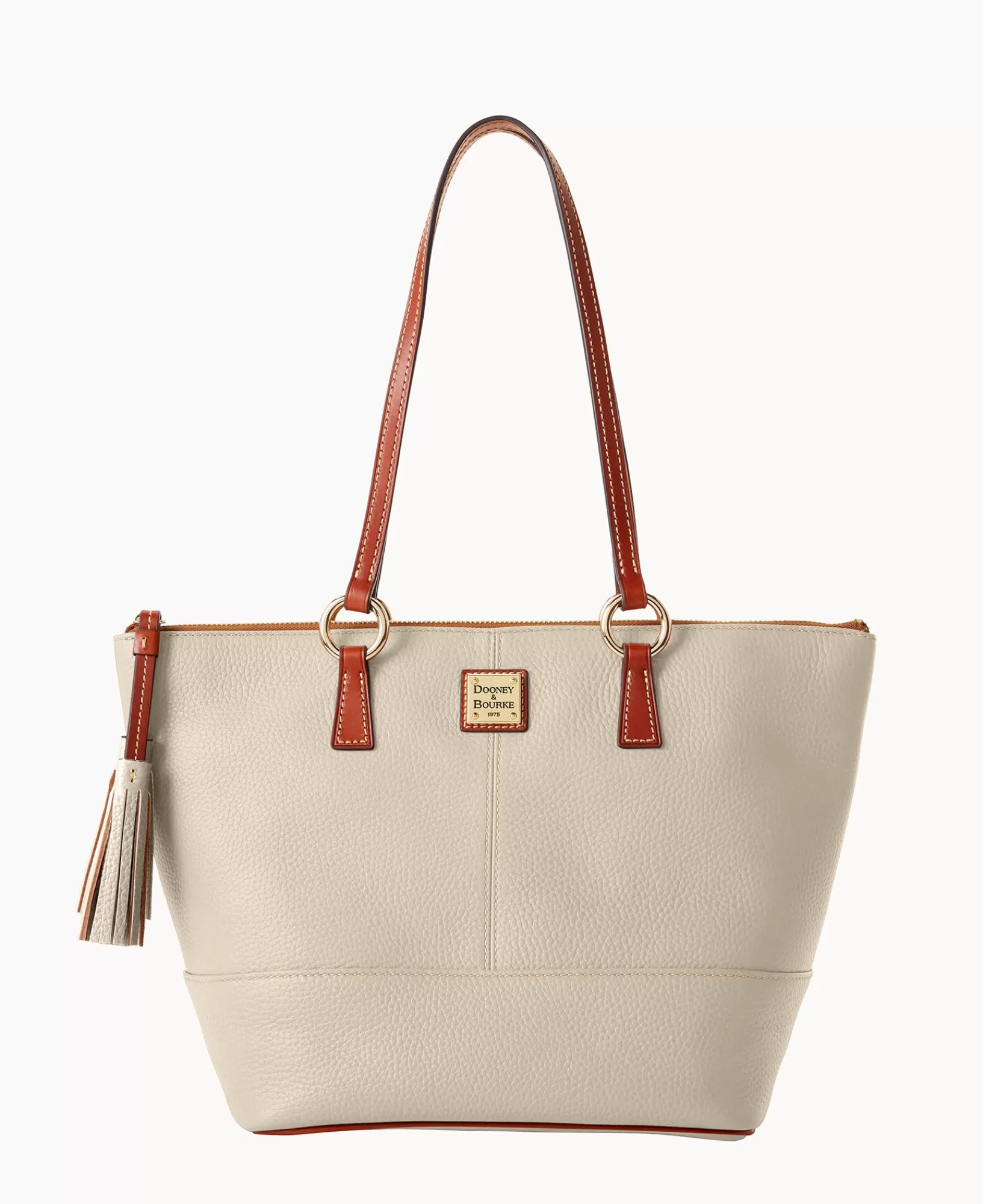 Mini Bags | Shoulder Bags>Dooney & Bourke Pebble Grain Small Tobi Tote Bone