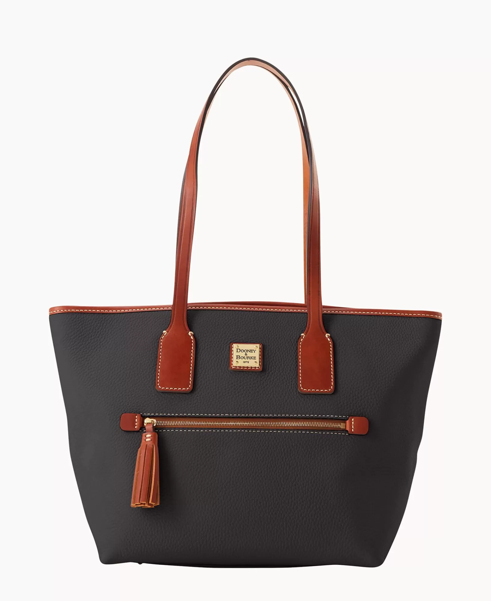 Mini Bags | Shoulder Bags>Dooney & Bourke Pebble Grain Small Tote Black