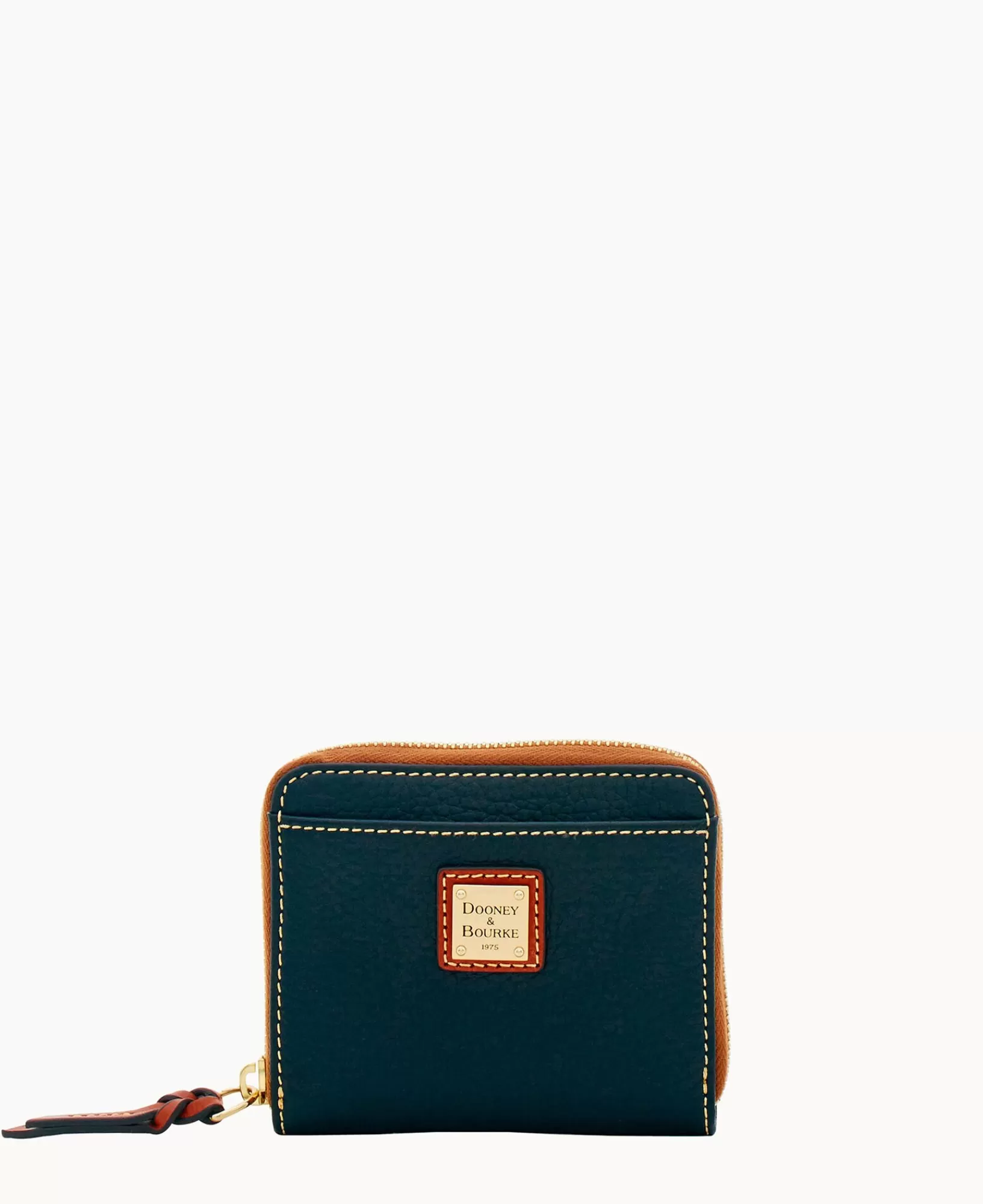 Wallets | Mini Bags>Dooney & Bourke Pebble Grain Small Zip Around Black