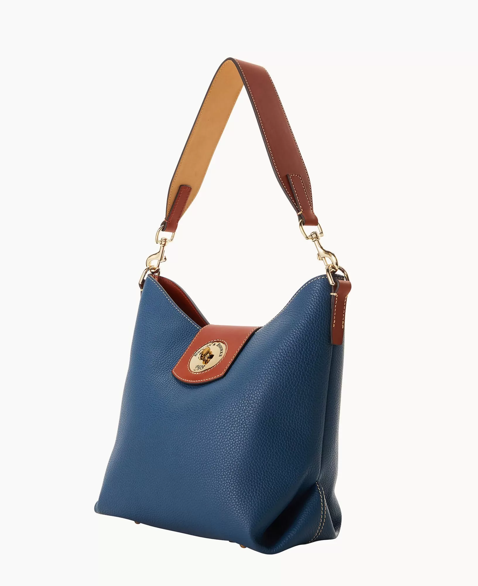 Shoulder Bags>Dooney & Bourke Pebble Turnlock Sac 30 Jeans