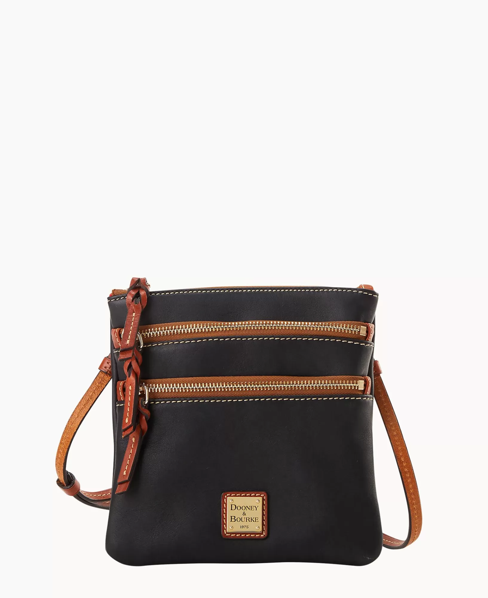 Shoulder Bags | Crossbodies>Dooney & Bourke Penrose Triple Zip Crossbody Black