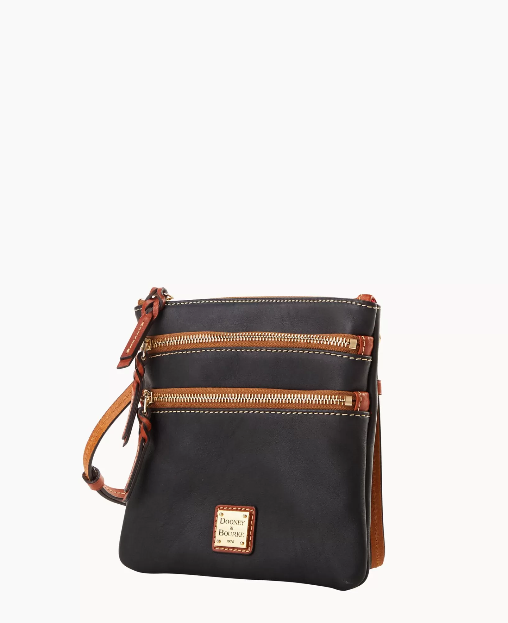 Shoulder Bags | Crossbodies>Dooney & Bourke Penrose Triple Zip Crossbody Black