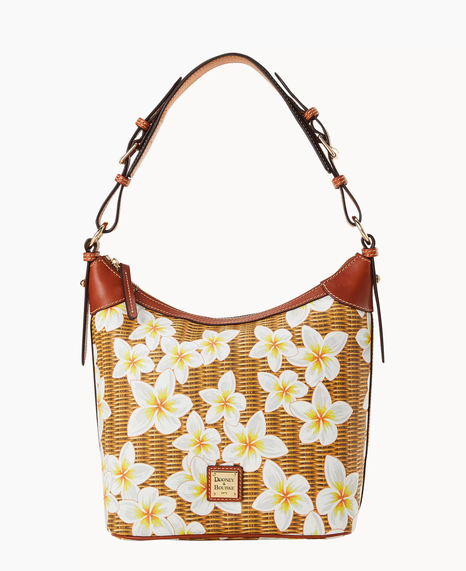 Shoulder Bags>Dooney & Bourke Plumeria Hobo Sac White