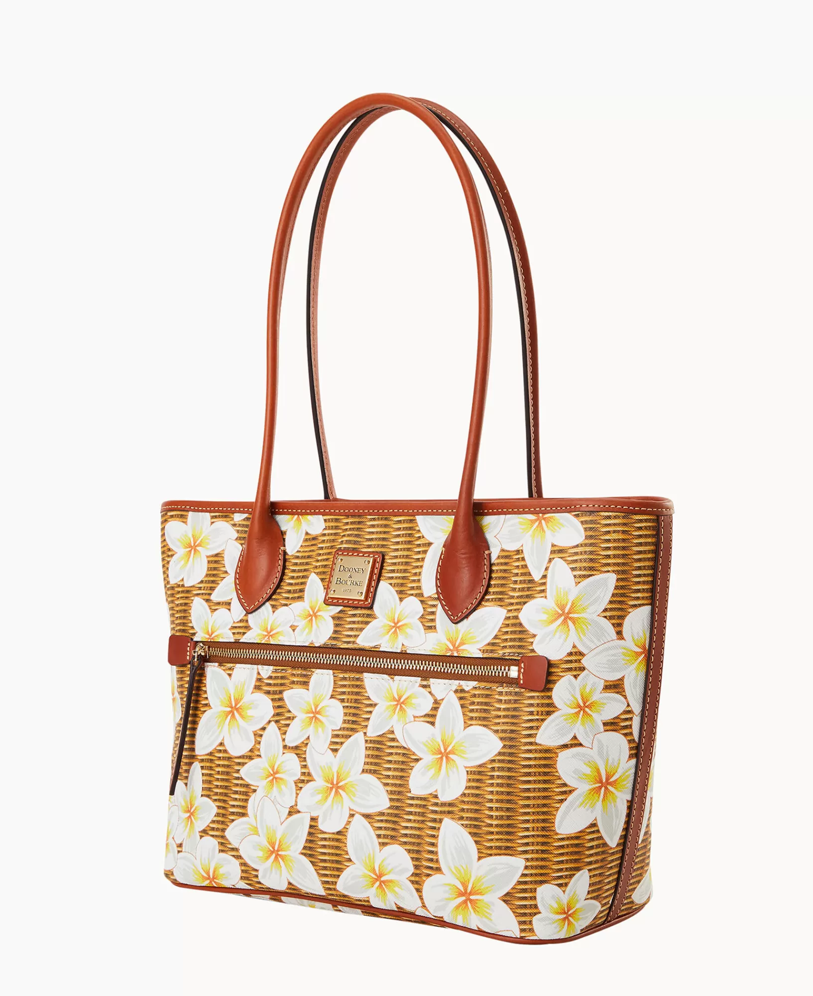 Shoulder Bags | Totes>Dooney & Bourke Plumeria Tote White