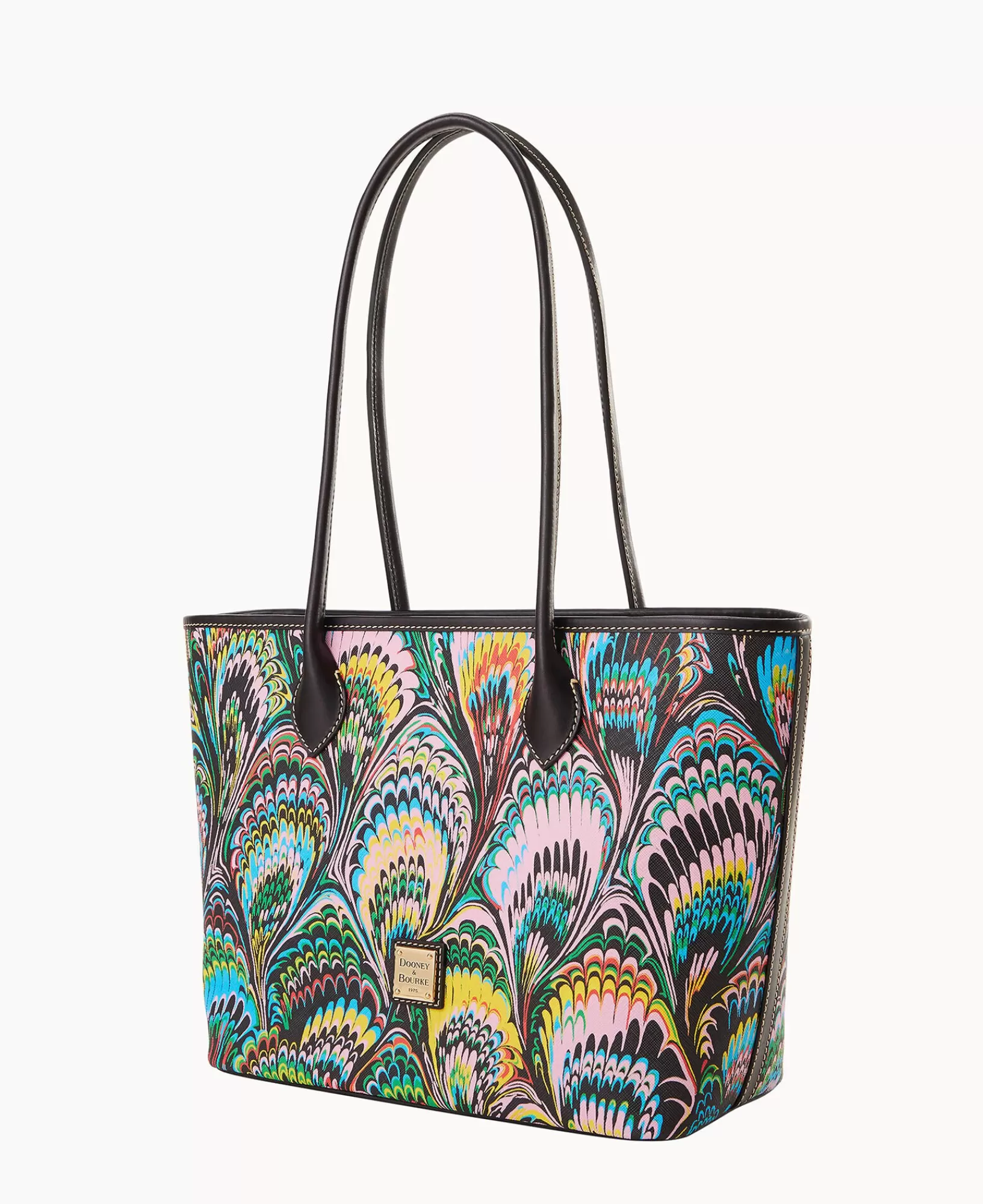 Shoulder Bags | Totes>Dooney & Bourke Plumes Tote Black