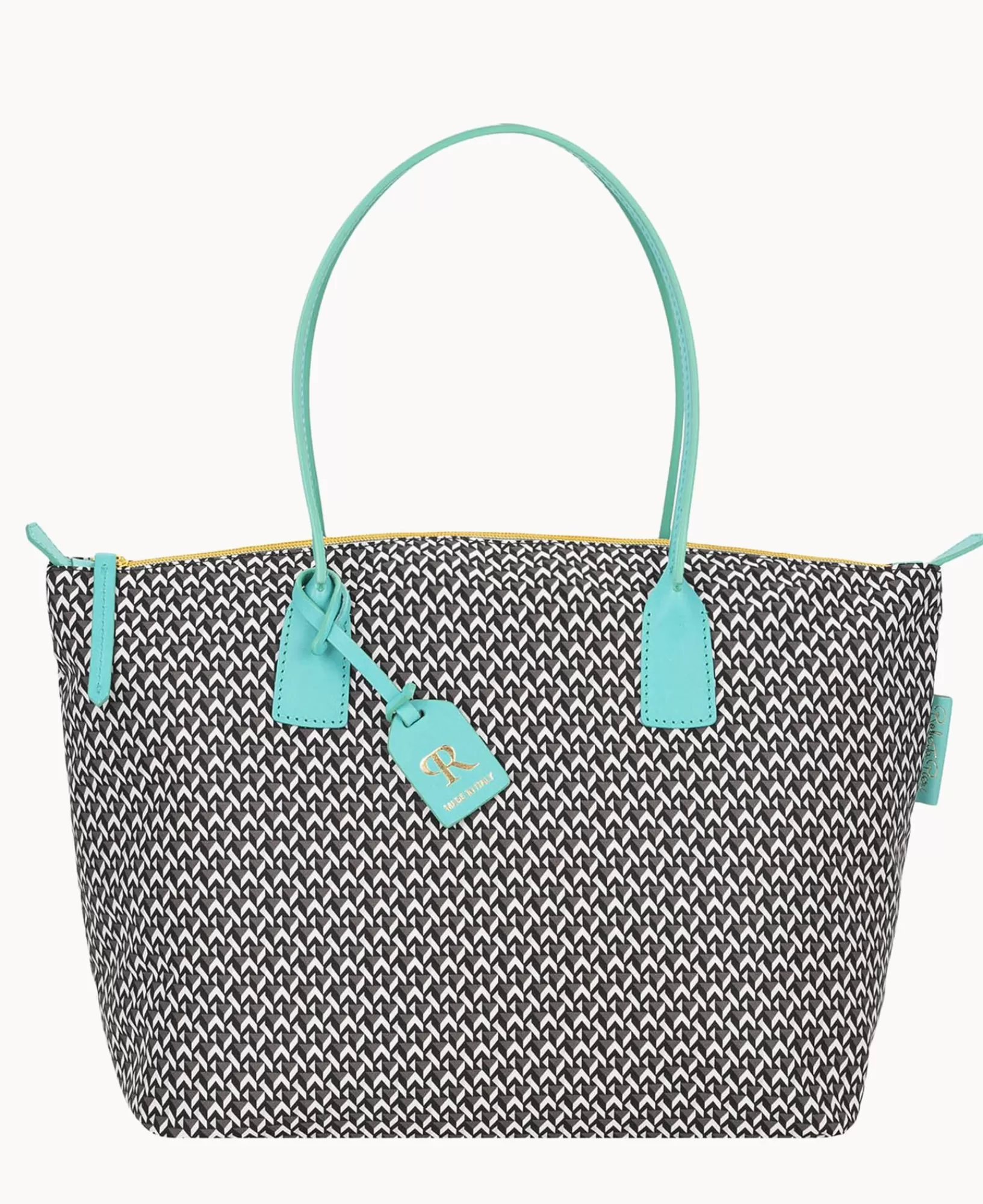 Travel | Shoulder Bags>Dooney & Bourke Roberta Pieri Tatami Fun Large Robertina Tote Aqua