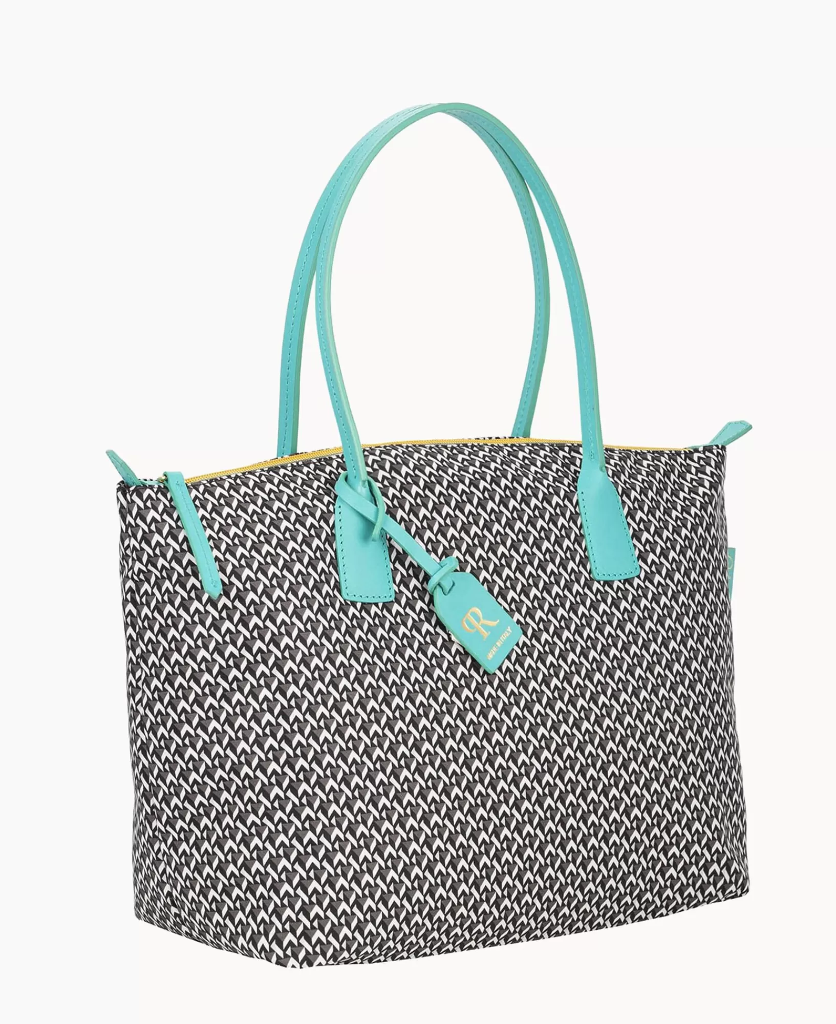 Travel | Shoulder Bags>Dooney & Bourke Roberta Pieri Tatami Fun Large Robertina Tote Aqua