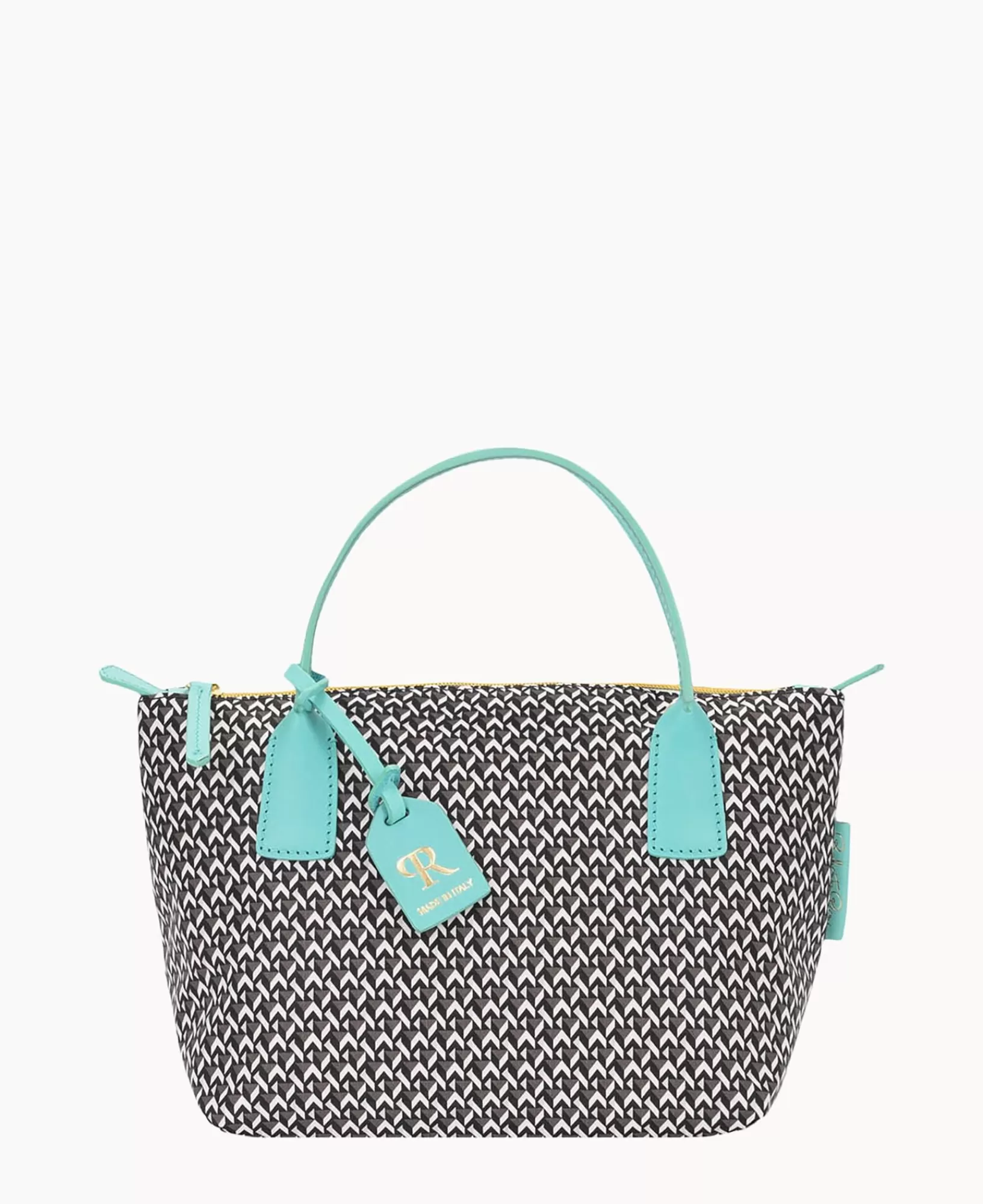 Mini Bags | Shoulder Bags>Dooney & Bourke Roberta Pieri Tatami Fun Mini Robertina Tote Aqua