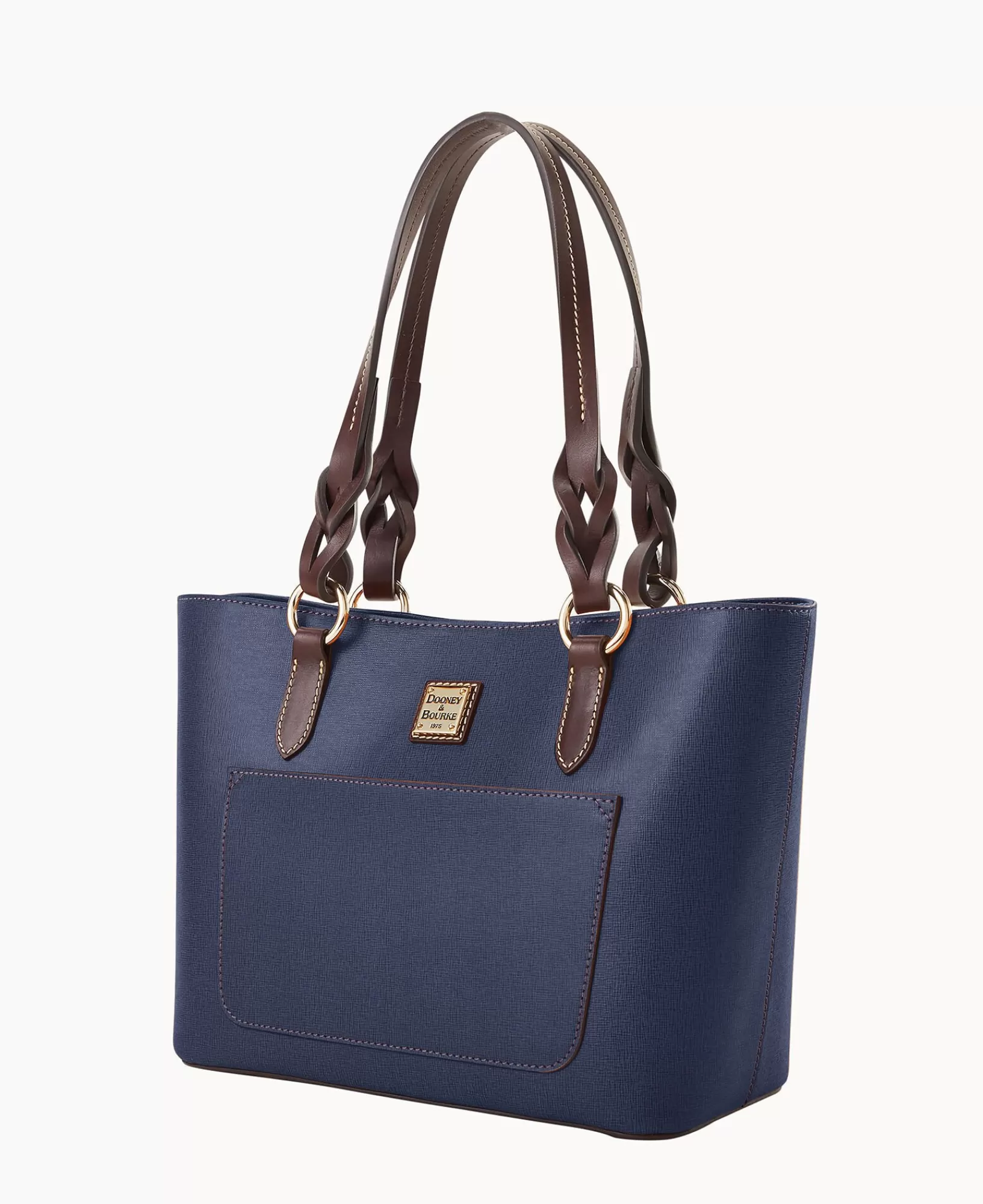 Shoulder Bags | Totes>Dooney & Bourke Saffiano Gretchen Tote Marine