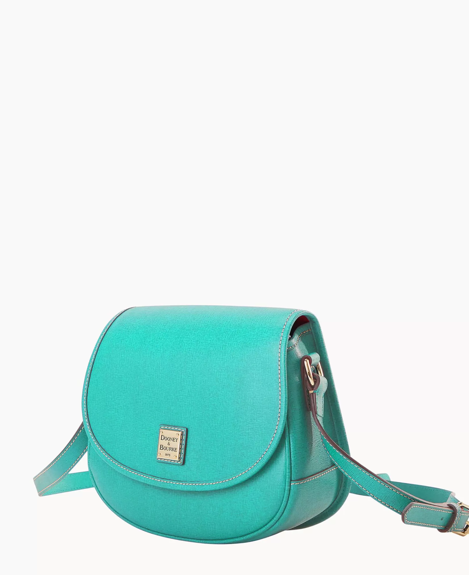 Shoulder Bags | Crossbodies>Dooney & Bourke Saffiano Saddle Bag Mint