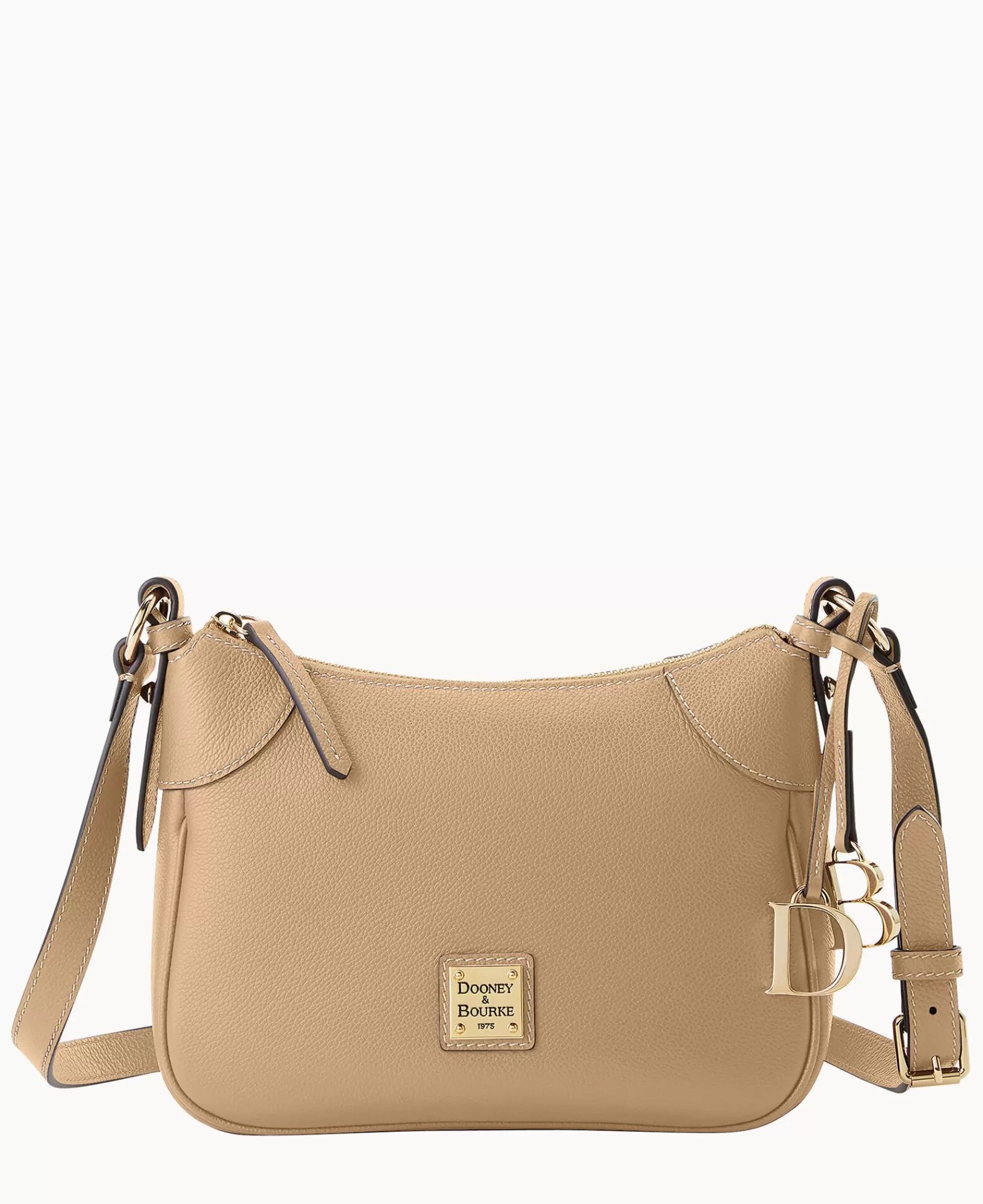 Shoulder Bags | Crossbodies>Dooney & Bourke Sorrento Crossbody Hobo 22 Beige