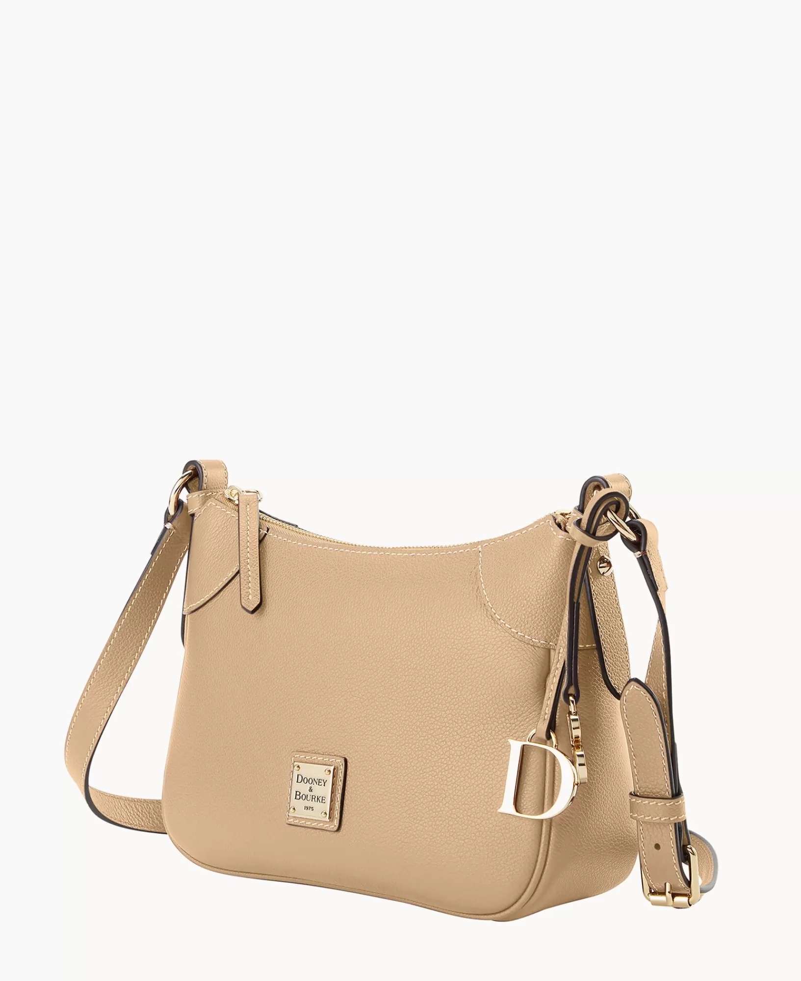 Shoulder Bags | Crossbodies>Dooney & Bourke Sorrento Crossbody Hobo 22 Beige