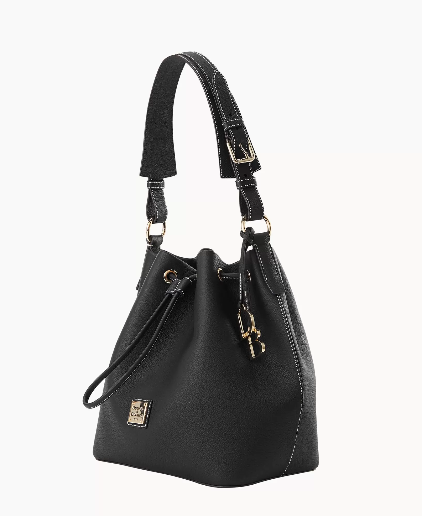 Shoulder Bags>Dooney & Bourke Sorrento Drawstring Black