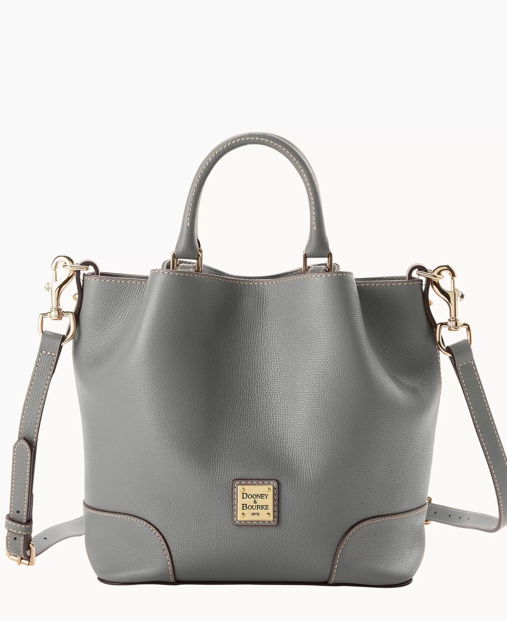 Satchels>Dooney & Bourke Sorrento Small Barlow Stone