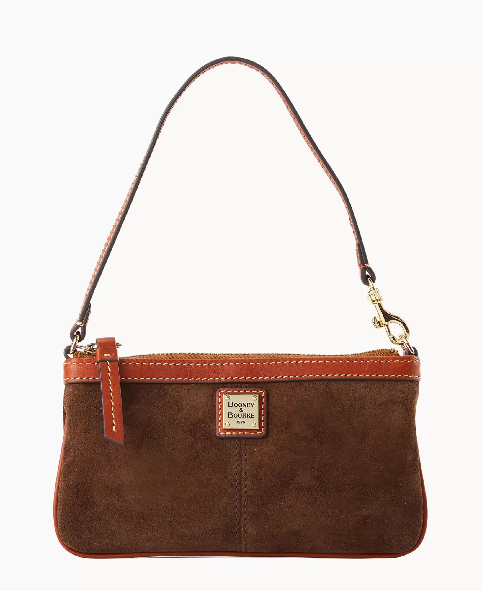 Wristlets | Wallets>Dooney & Bourke Suede Large Slim Wristlet BrownTmoro