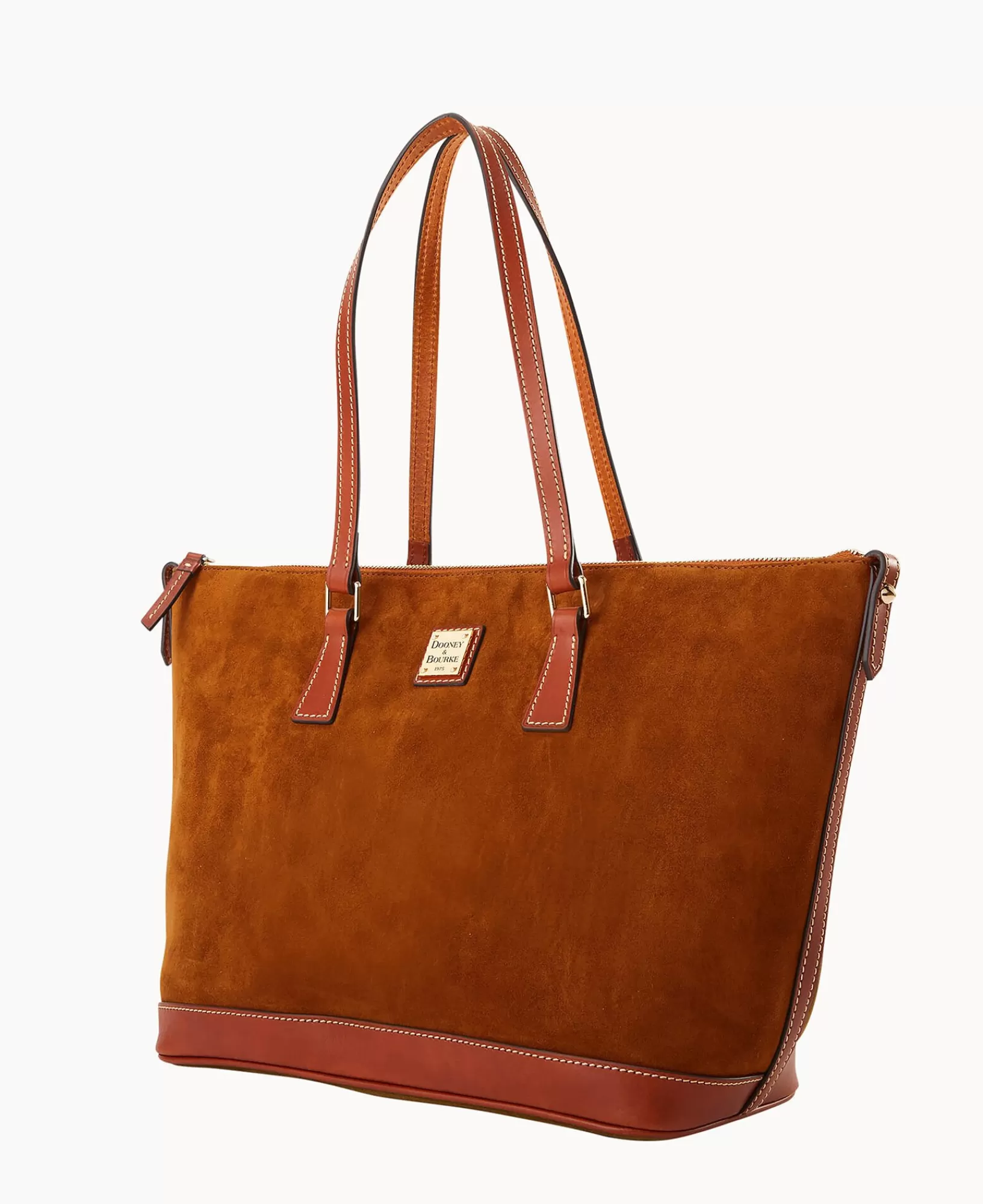 Shoulder Bags | Totes>Dooney & Bourke Suede Tote Amber