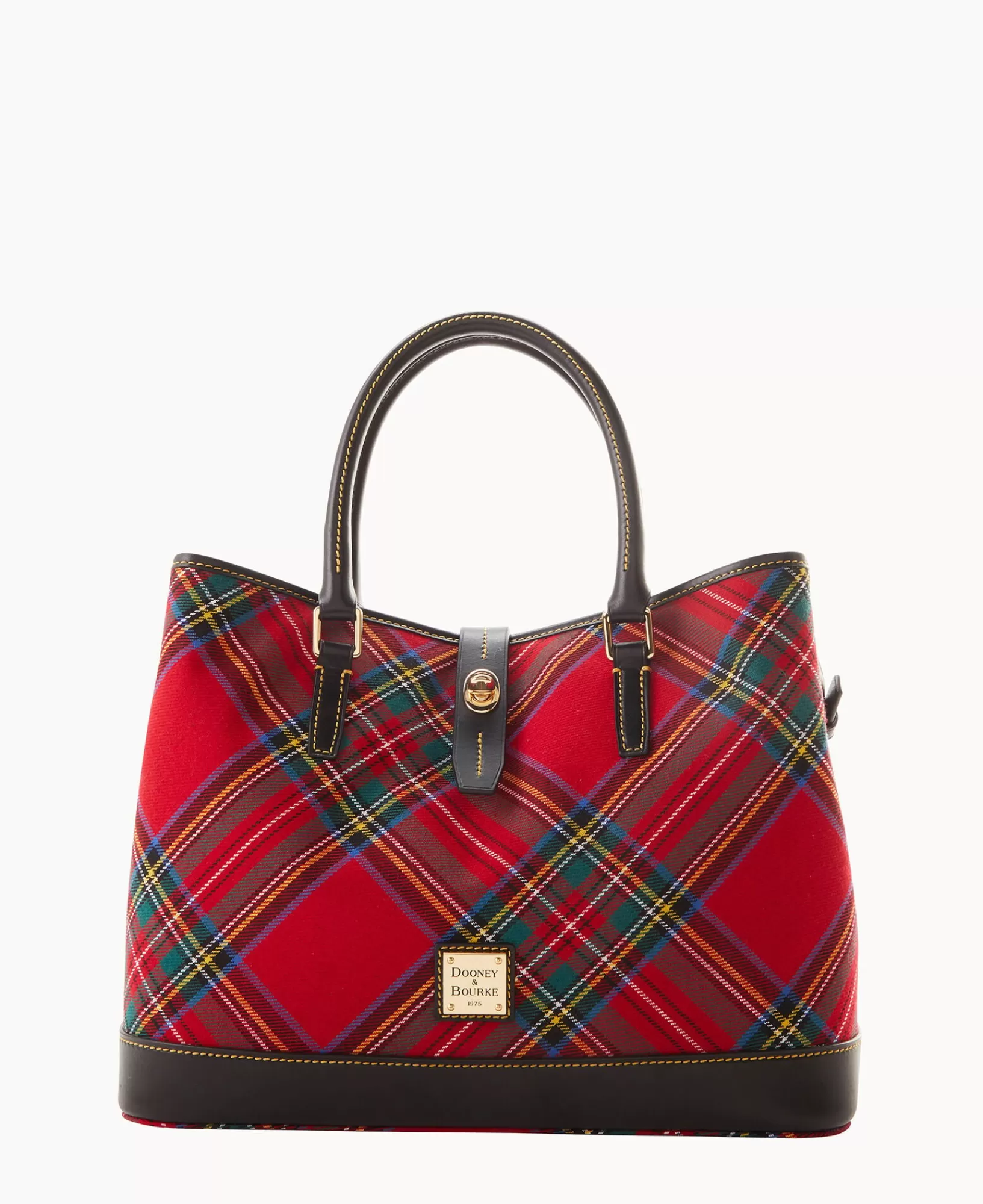 Shoulder Bags | Satchels>Dooney & Bourke Tartan Perry Satchel Red