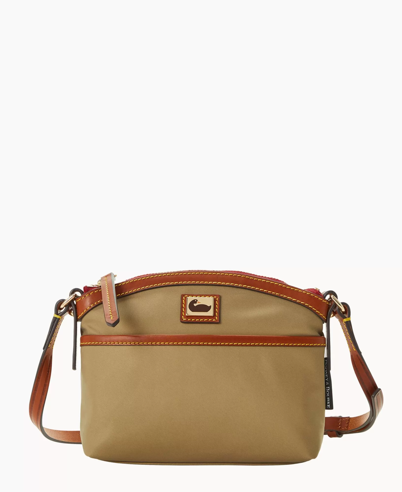 Shoulder Bags | Crossbodies>Dooney & Bourke Wayfarer Domed Crossbody Taupe