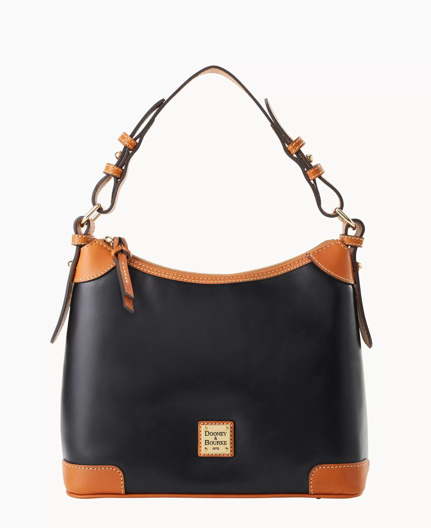 Shoulder Bags>Dooney & Bourke Wexford Leather Small Hobo Black