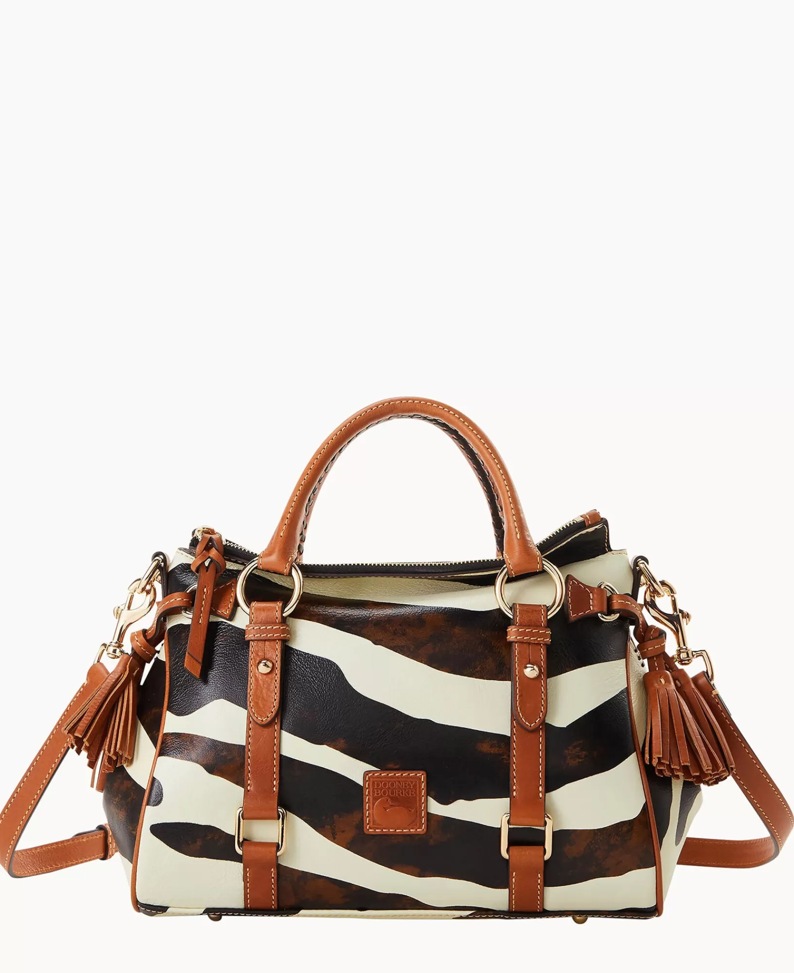 Shoulder Bags | Satchels>Dooney & Bourke Leather Satchel Zebra