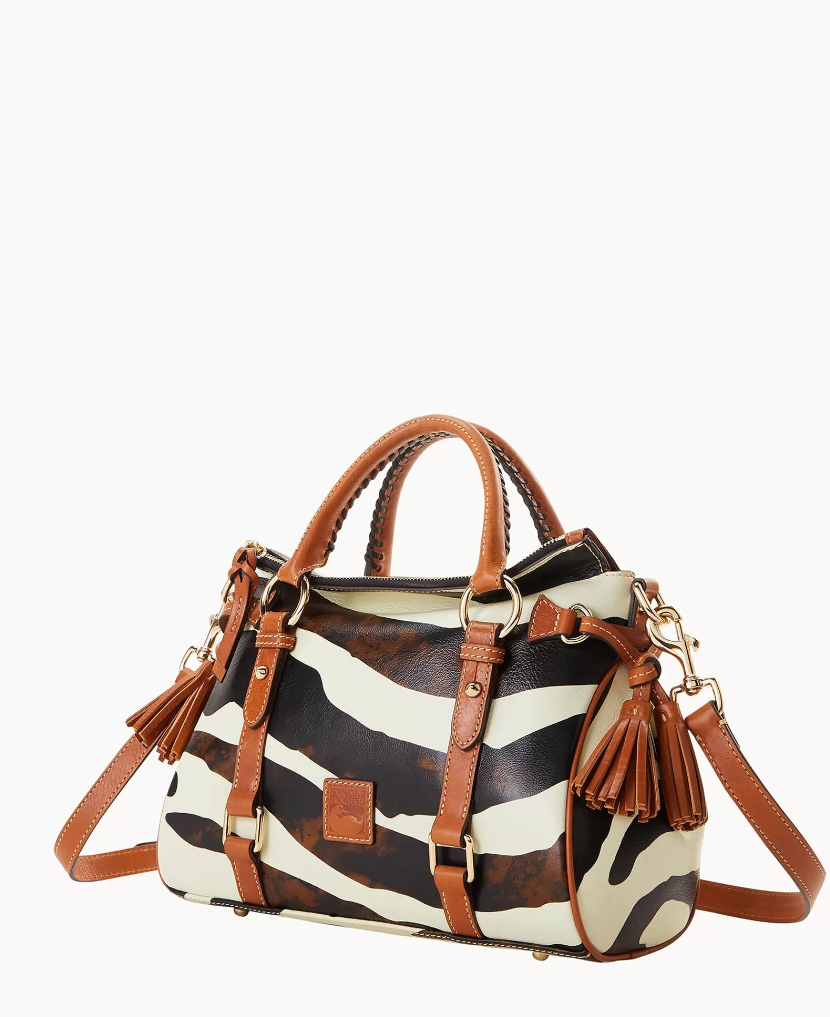 Shoulder Bags | Satchels>Dooney & Bourke Leather Satchel Zebra