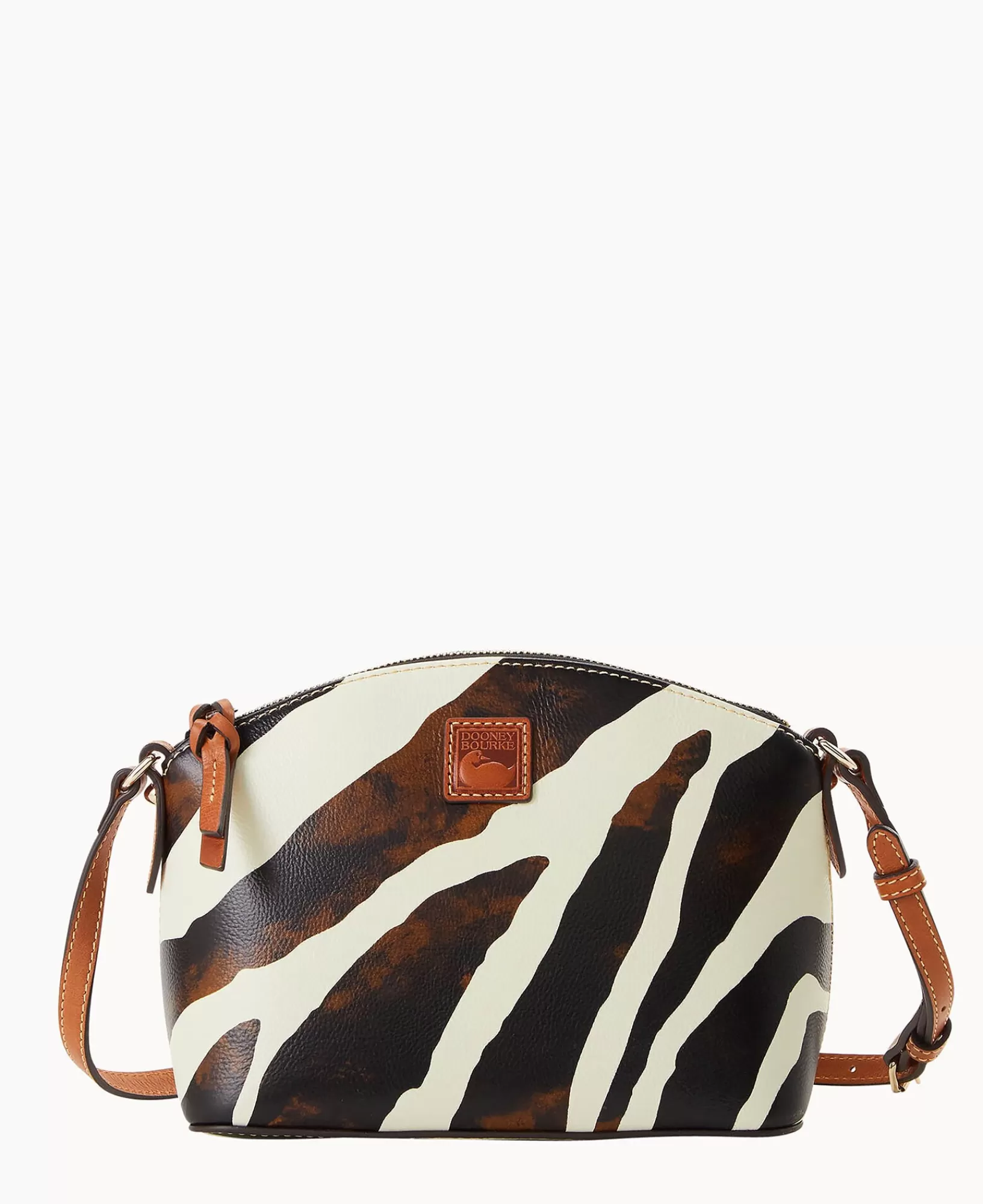 Shoulder Bags | Crossbodies>Dooney & Bourke Leather Suki Crossbody Zebra